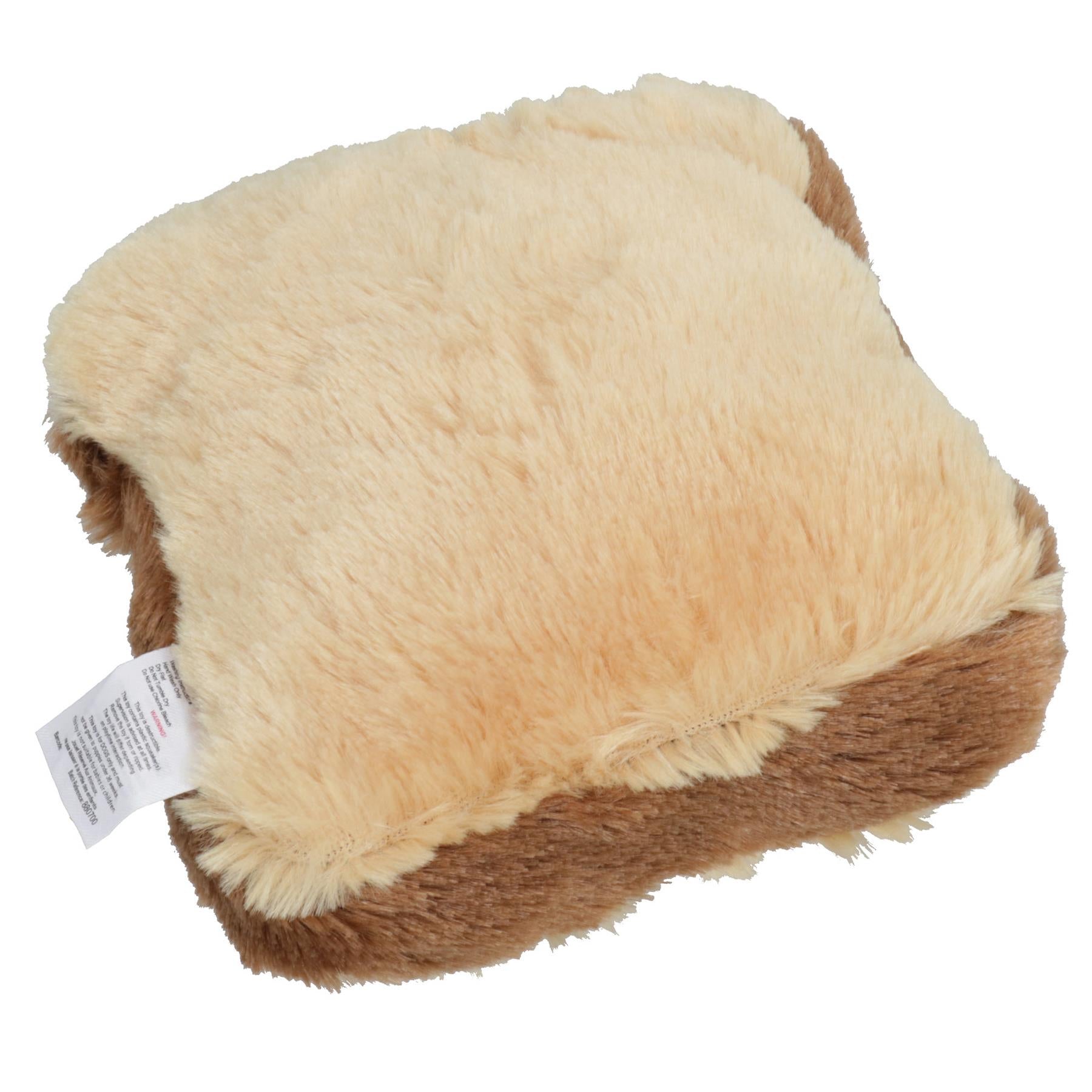 Cadeau de Noël pour chien Saumon fumé sur pain brun Peluche Jouet festif qui couine
