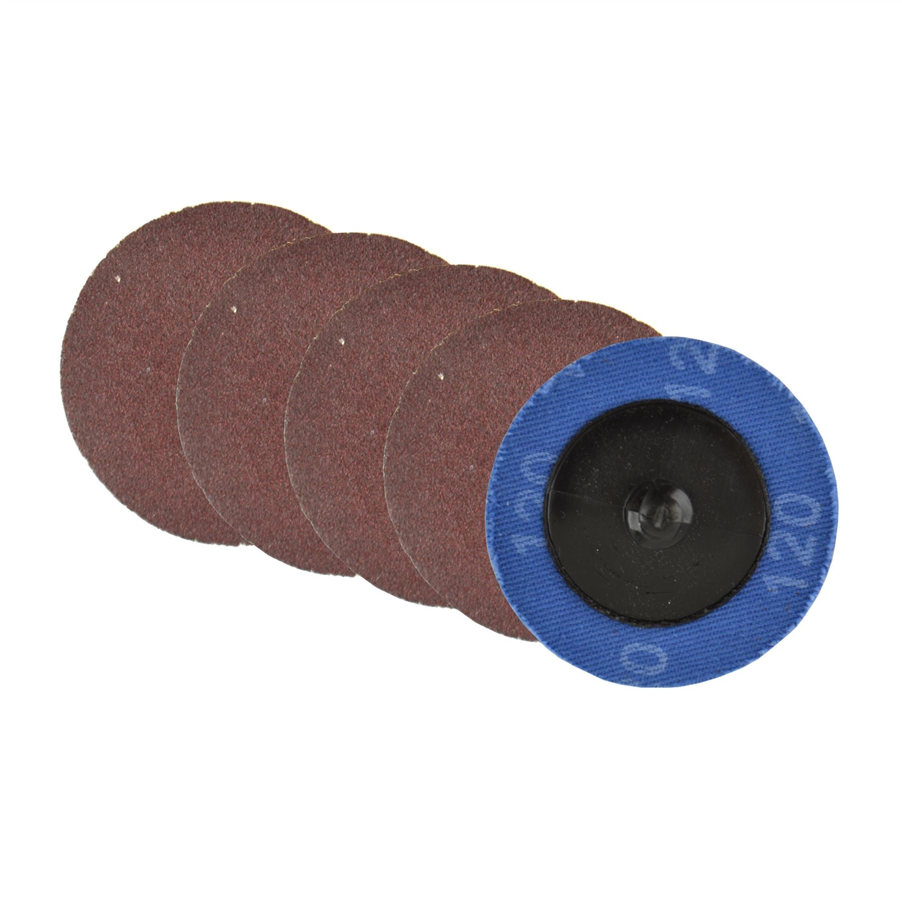 15-teiliges Fächerscheiben-Set, 50 mm, Schleifscheiben mit Drehknopf, gemischte Körnung 60, 80 und 120