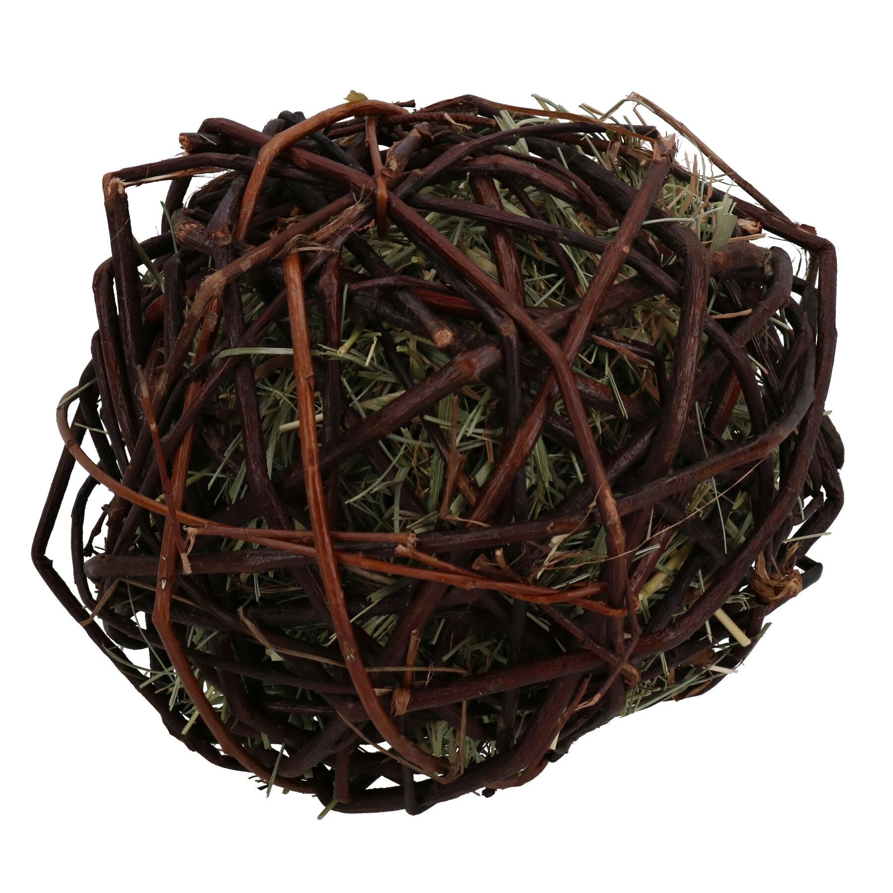 6PK Large Small Animal Guinea Edible Gnaw Weave Ball Boredom Breaker Toy