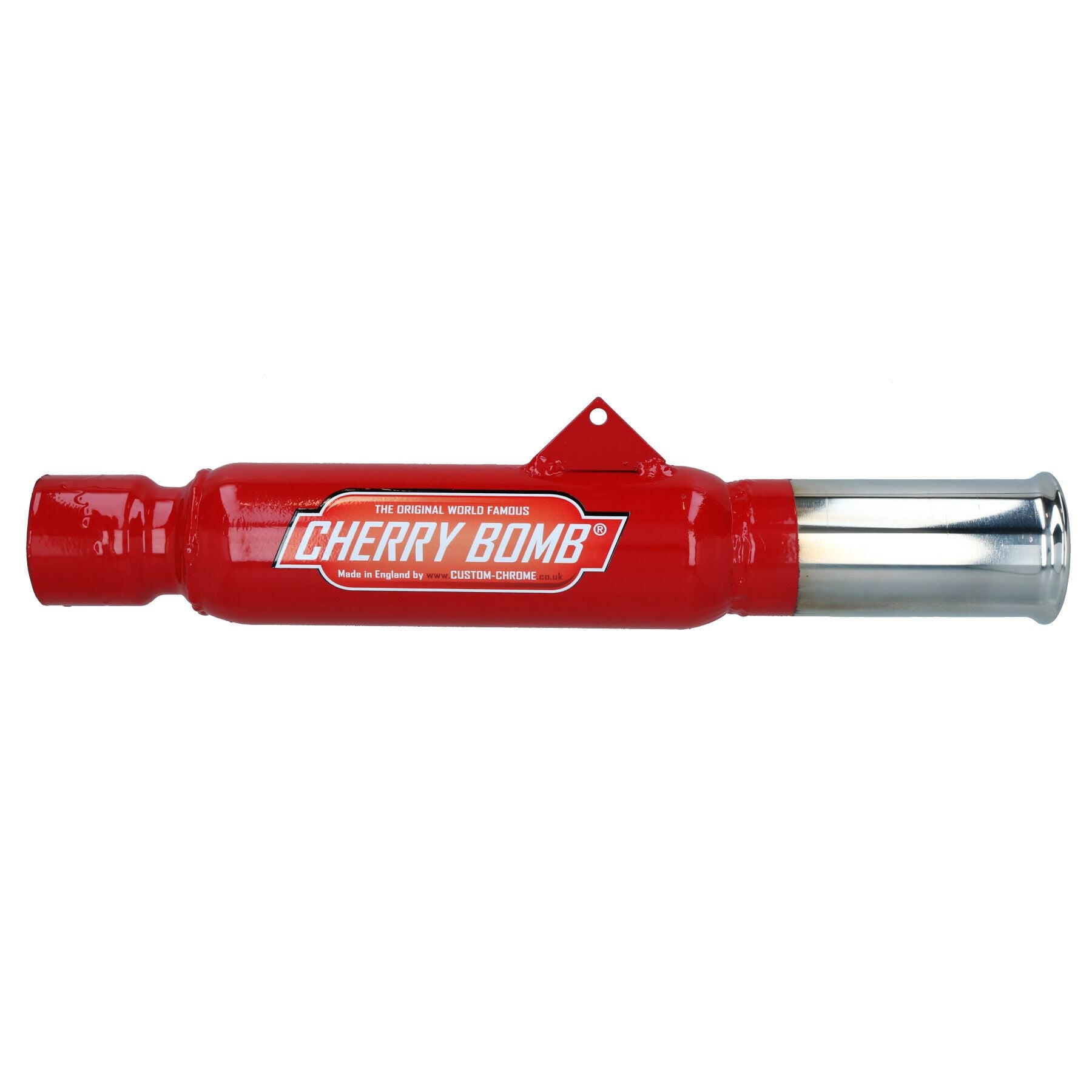 Screamer Cherry Bomb Tail Bomb Round Chrome Tail Pipe Exhaust Pipe
