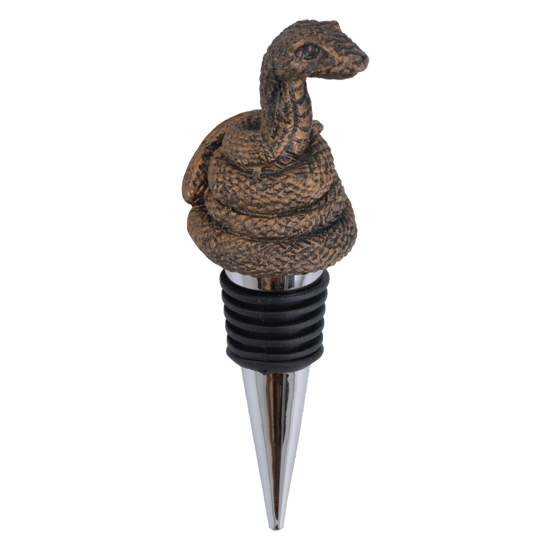 Snake Serpent Wine Bottle Stopper Topper Bung Cork Champagne Prosecco