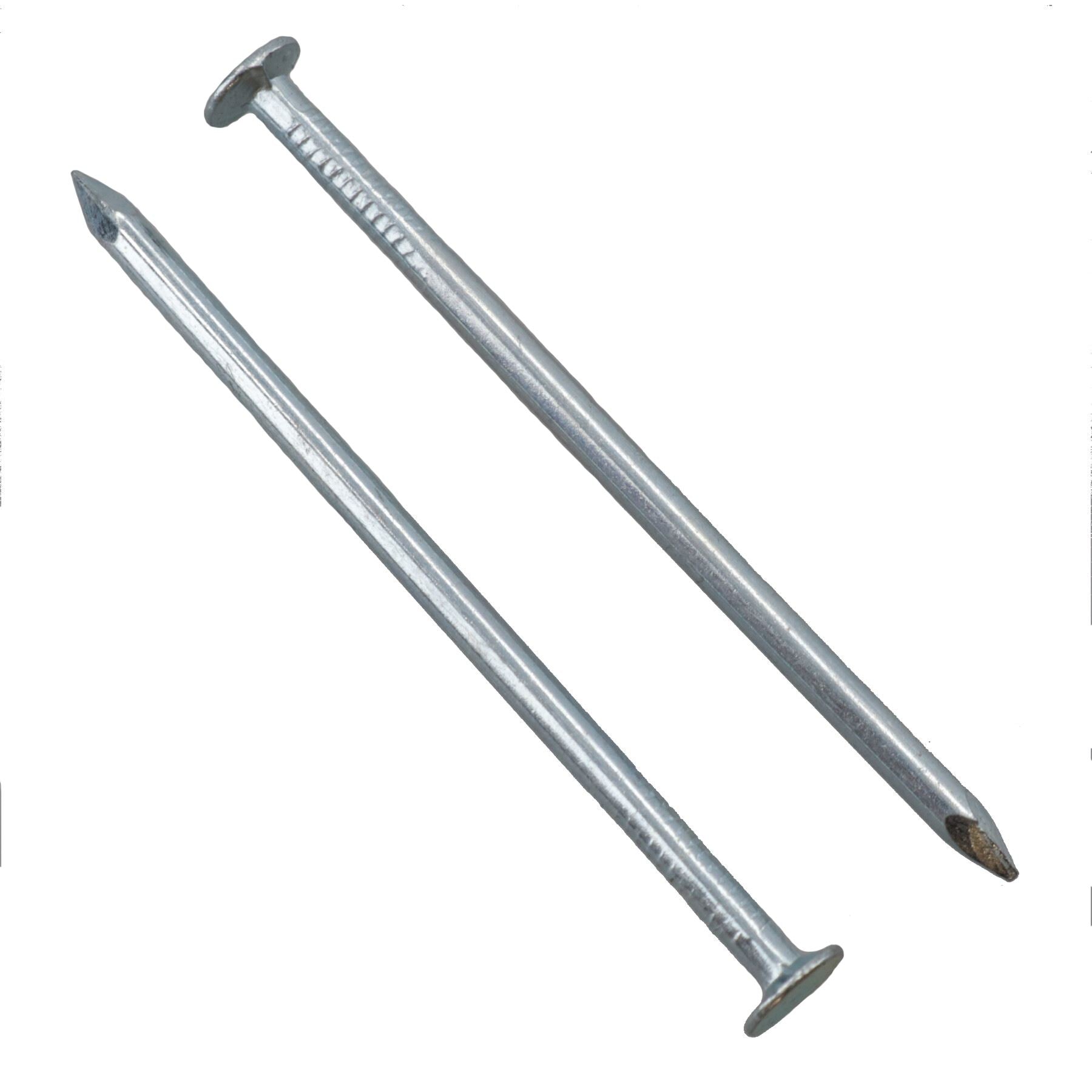 Clous à tête ronde 2,3 mm x 50 mm pour bois zingué
