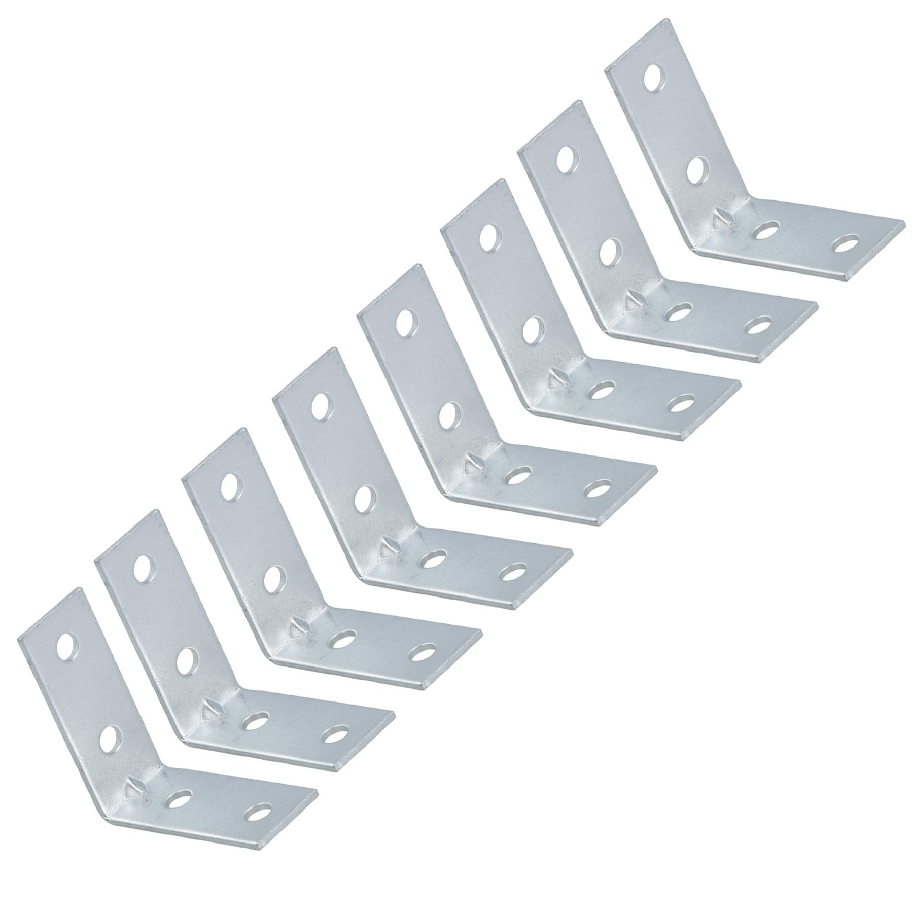 37mm (1.5in) Corner Brace Bracket Set L Shaped Mending Reinforcing Plate