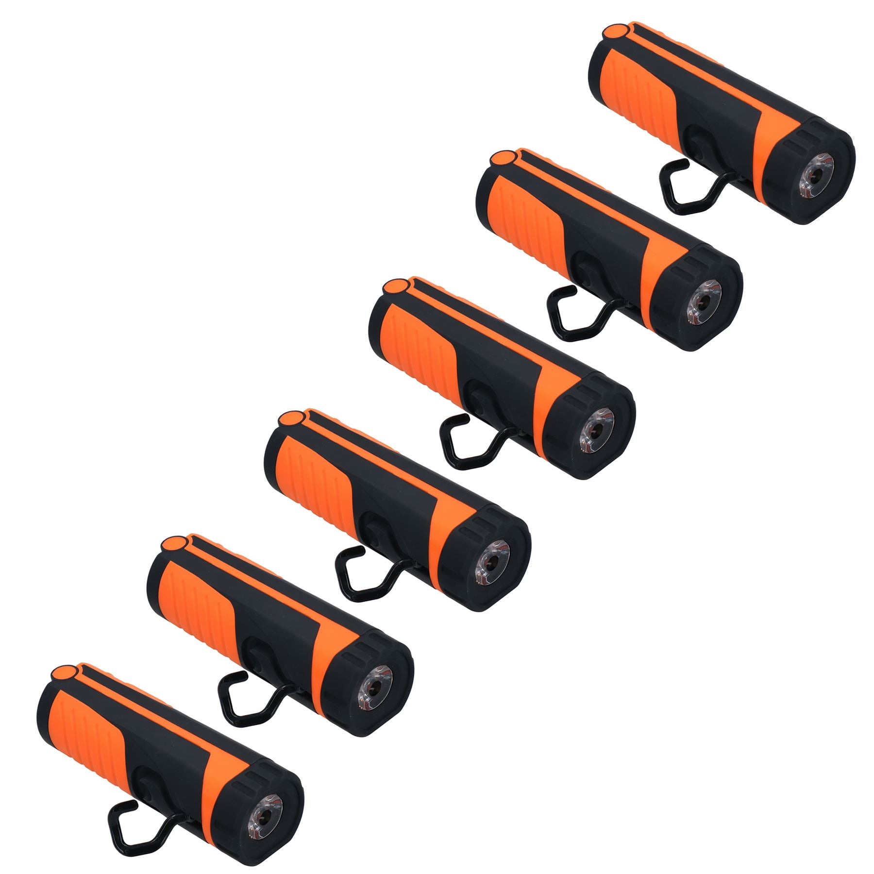 Lampe torche COB de 3 watts et lampe de travail d'inspection pliable alimentée par batterie
