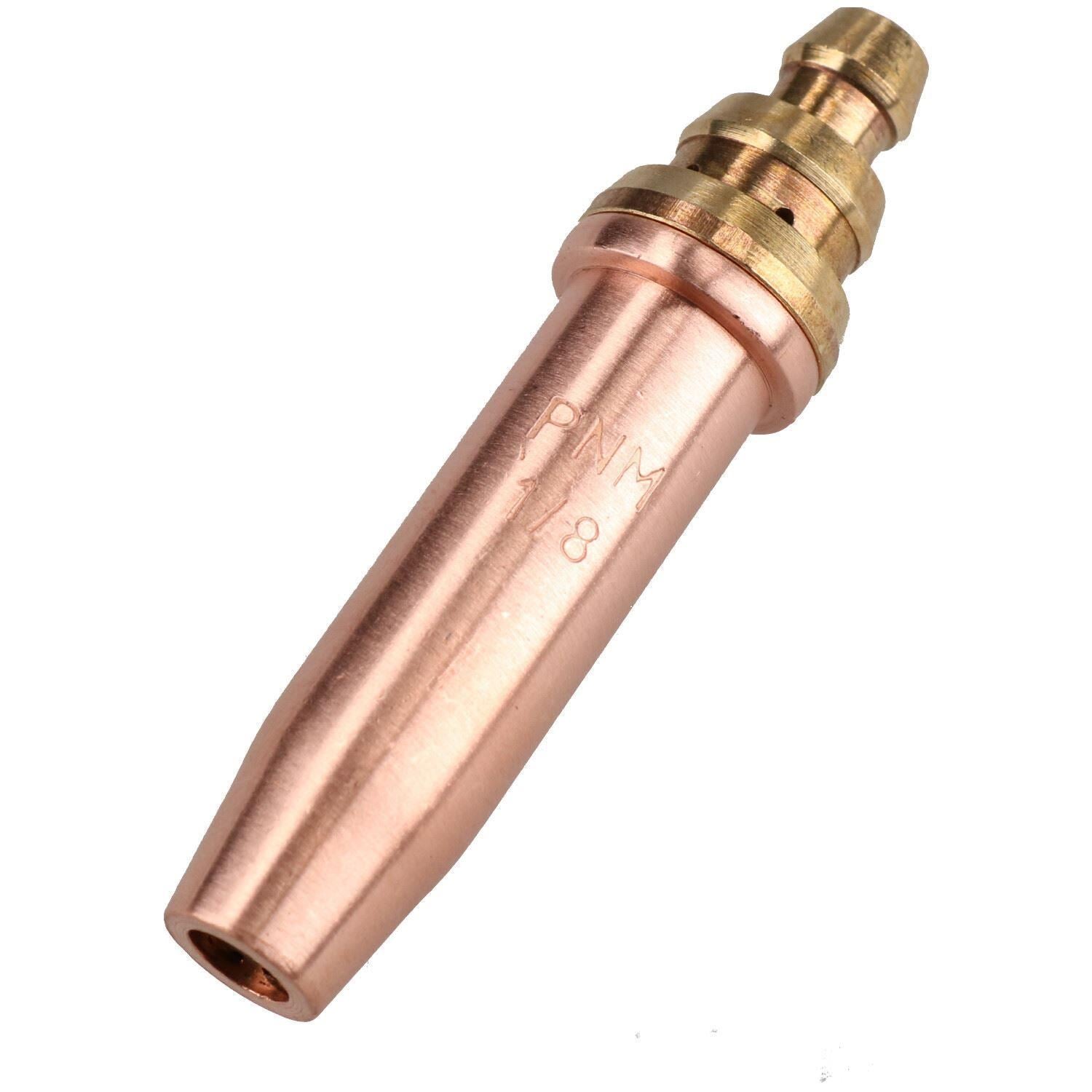 PNM Oxy Propane Gas Cutting Nozzle Tip Standard length 1/8" 190-300mm 5pk