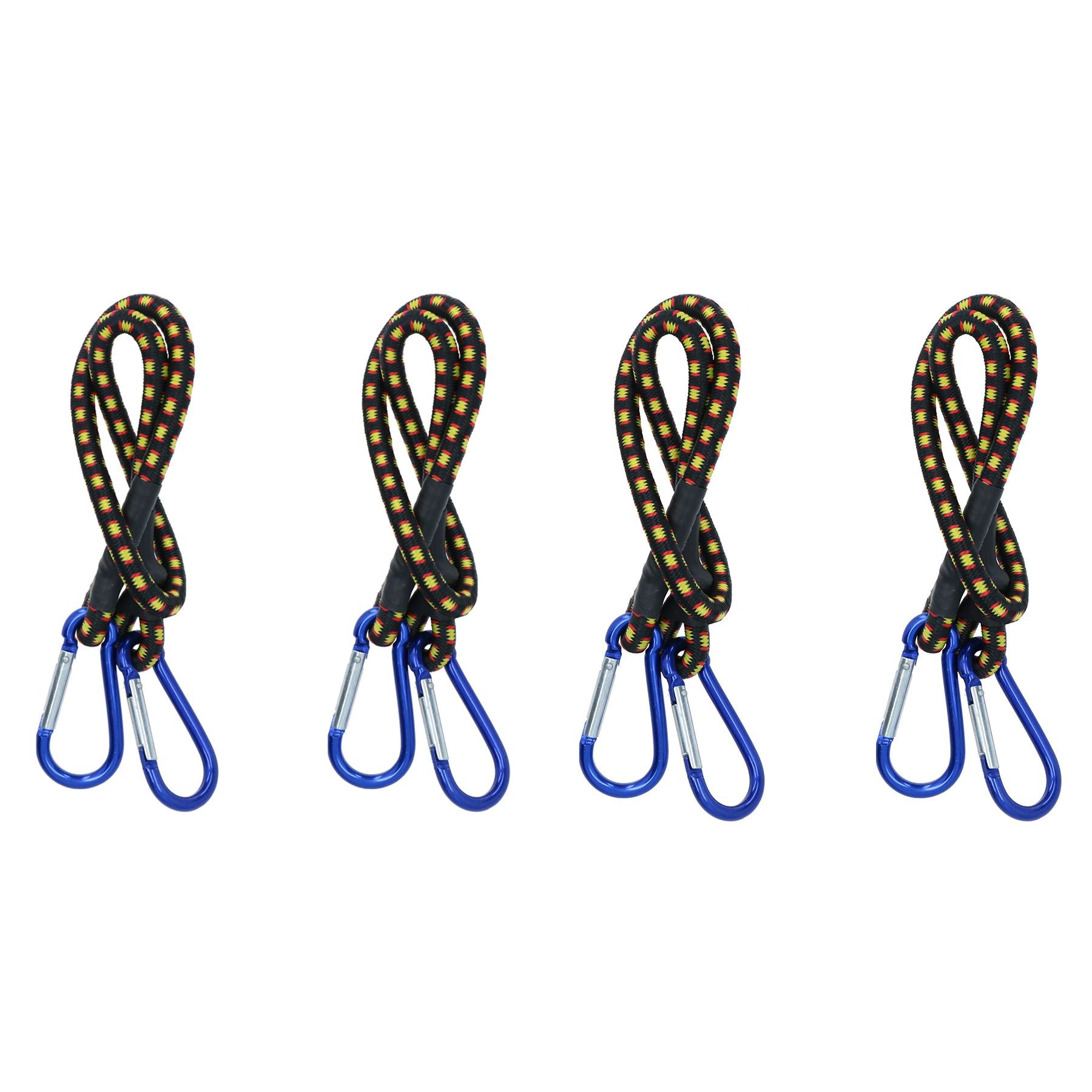 Sangle élastique de 24 po avec mousquetons en aluminium et support de fixation pour attache à crochet