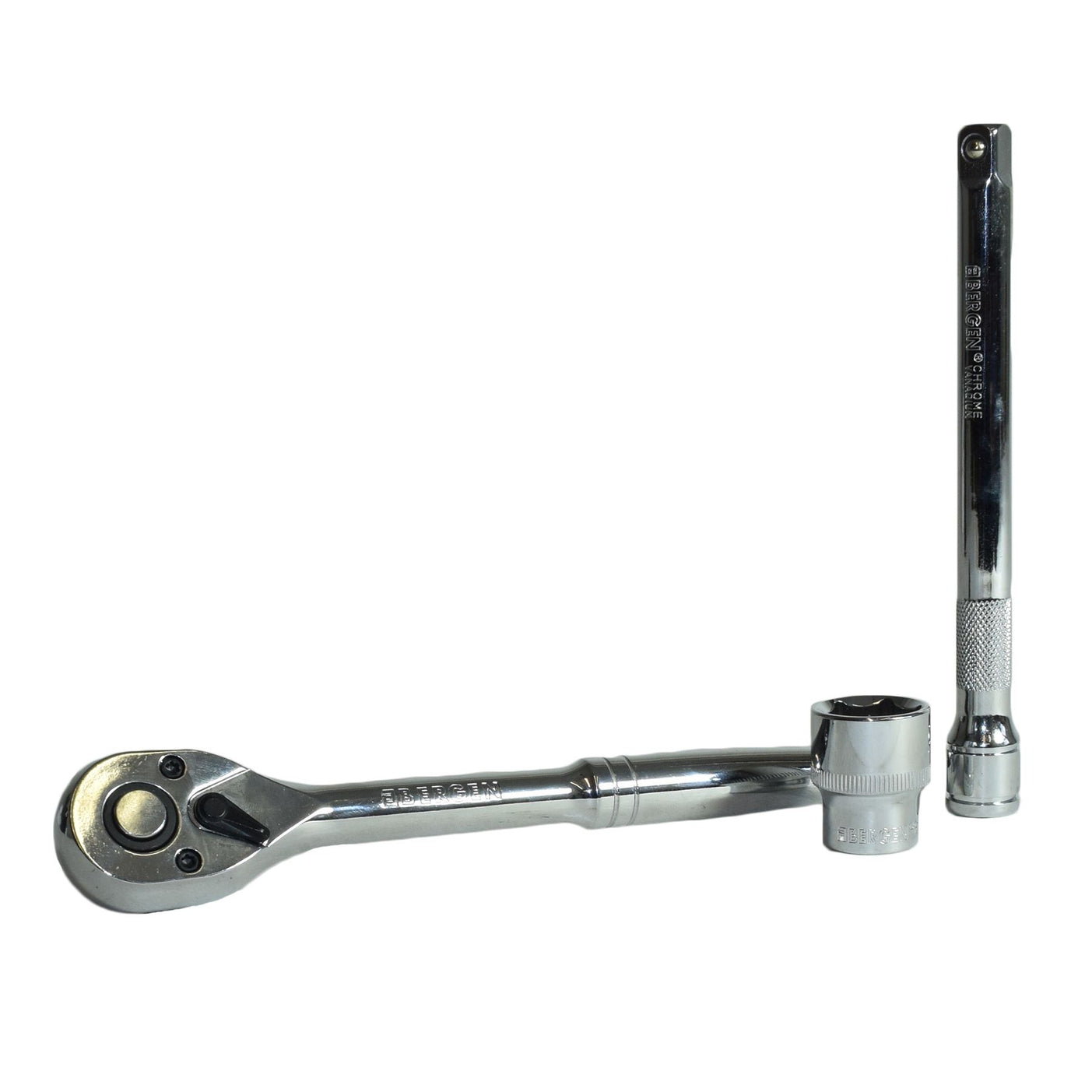 Ensemble de 12 clés à molette métriques peu profondes et d'accessoires 3/8" 10 mm - 19 mm Bergen