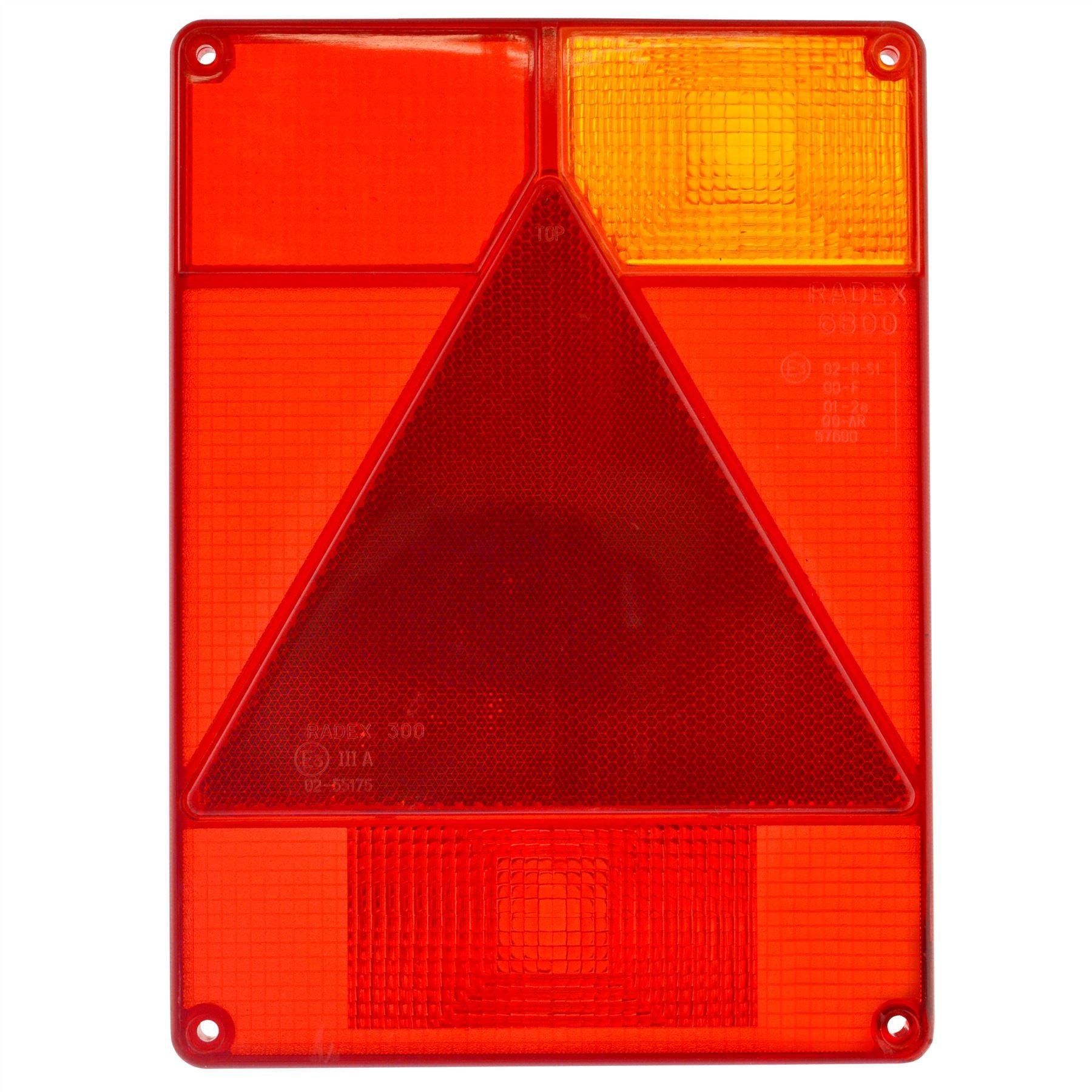 Anhänger Lichtglas Radex Ersatz Rechts für Ifor Williams Indespension TR196