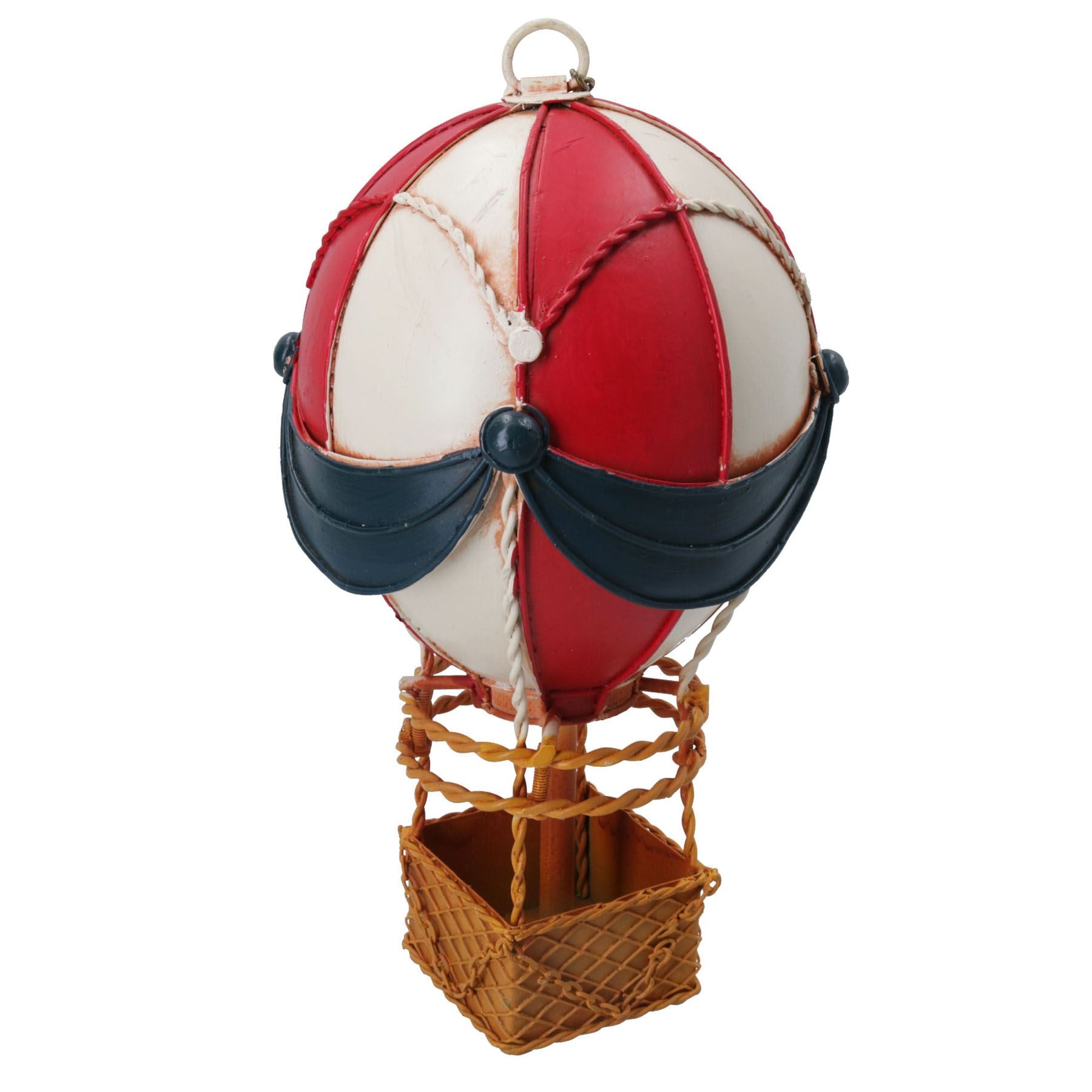 Hochwertiges historisches Metall, Vintage-Heißluftballon, Metallmodell, Replik, Ornament, Geschenk