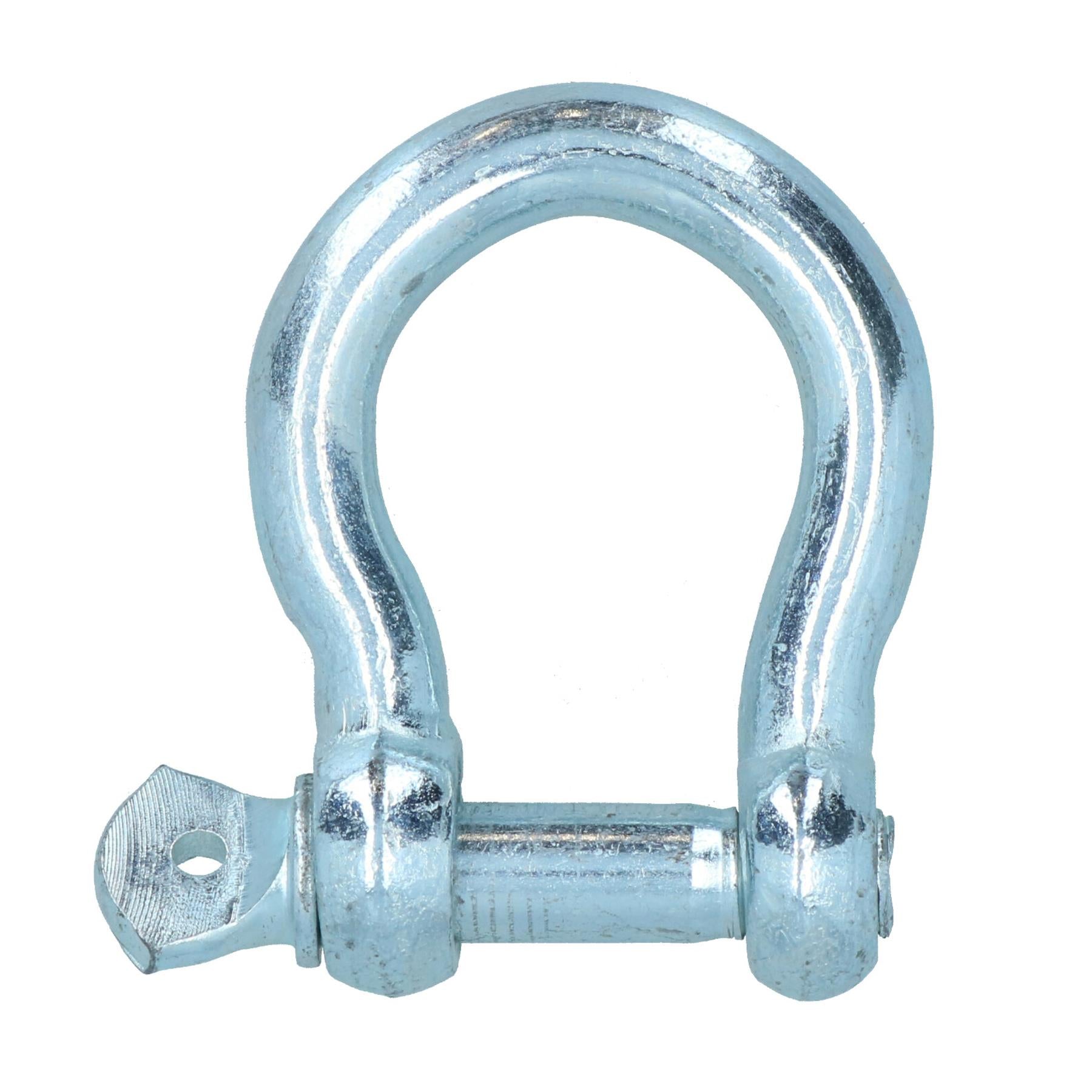 8mm Galvanised Bow Shackle Single Shackle Link Chandlery Boat Yacht