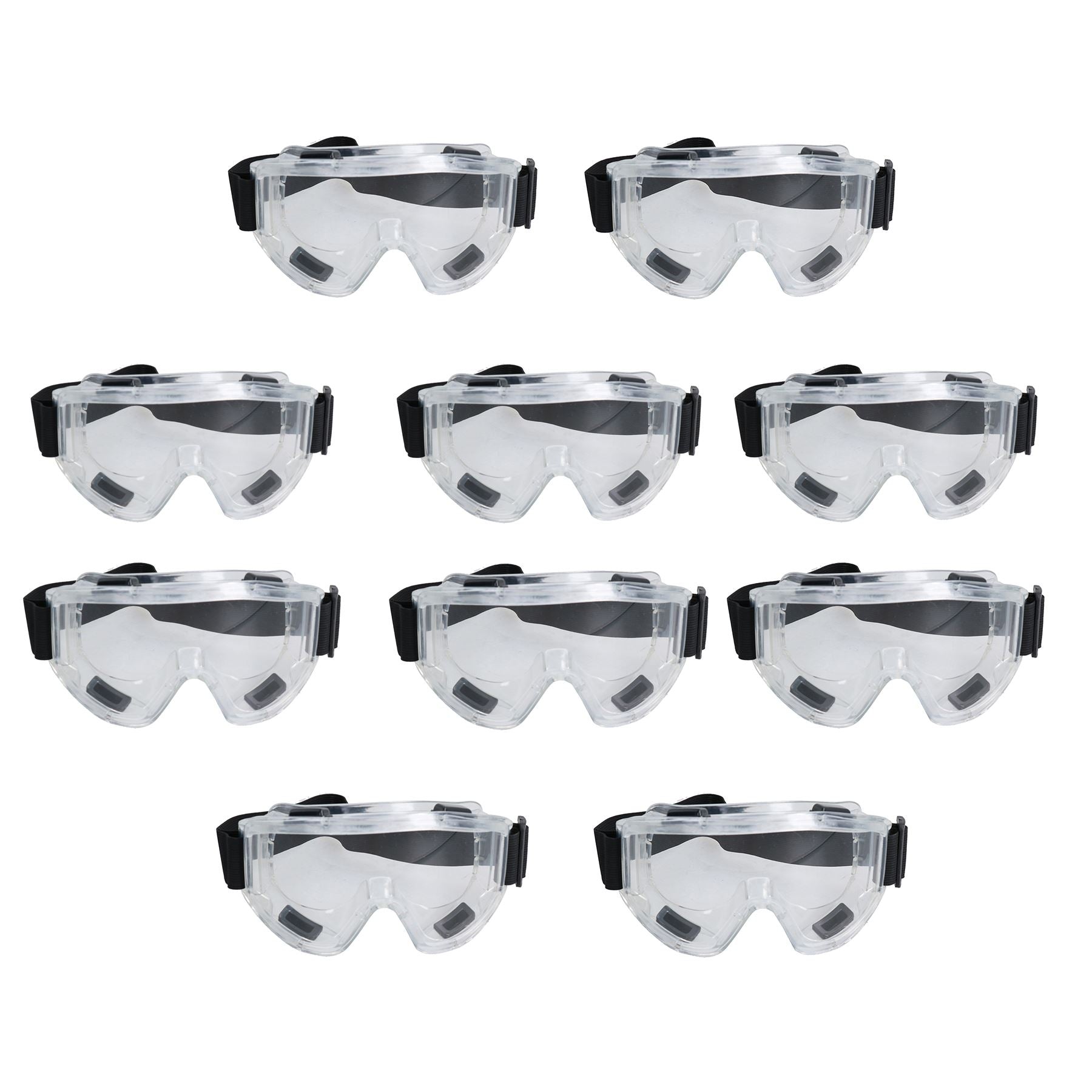 Lunettes de sécurité haut de gamme Protection des yeux Conception scellée Monture flexible