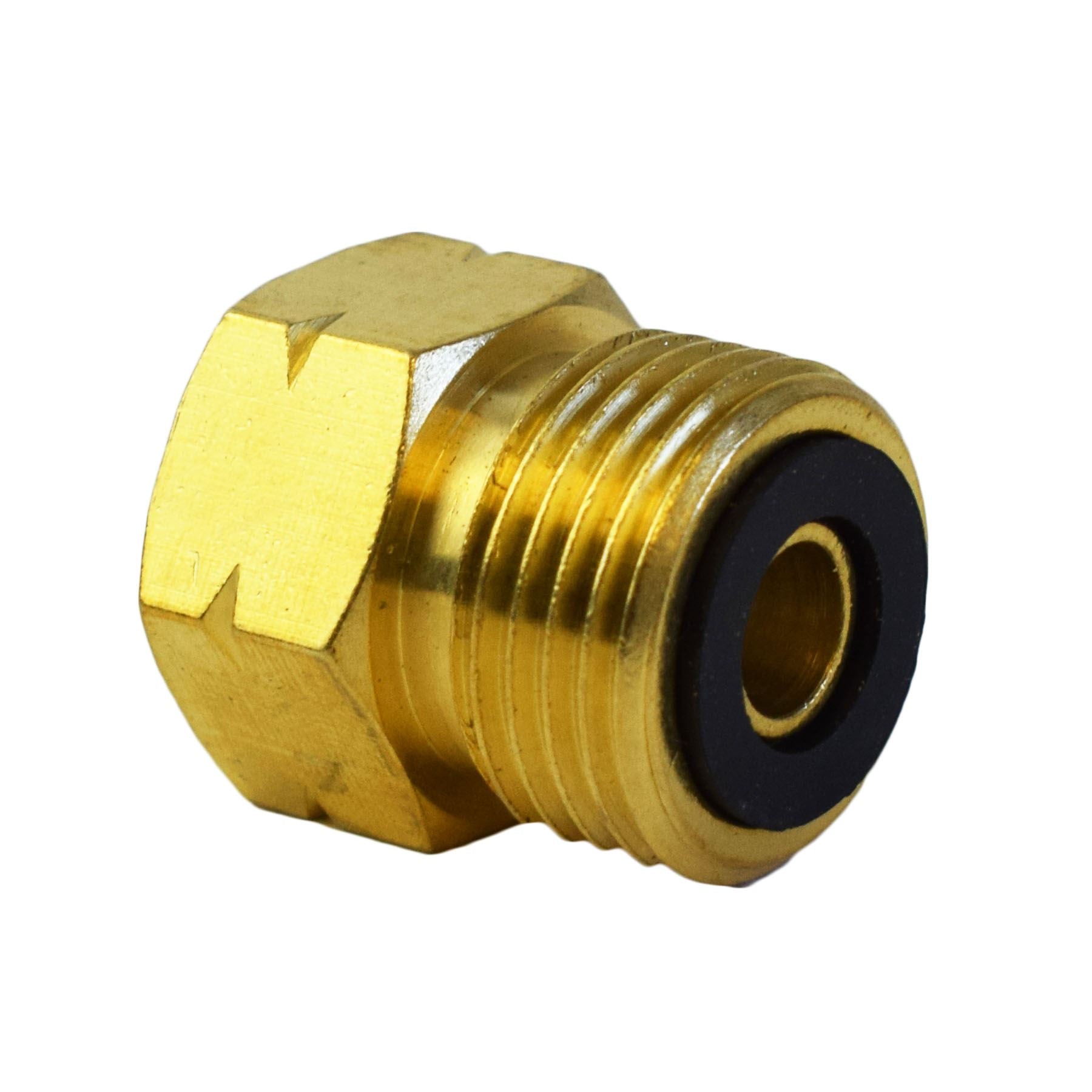 Gas Hose Adapter 21.8-14 To G 3/8-19 Regulator Bottle Pipe Burners Brass Thread