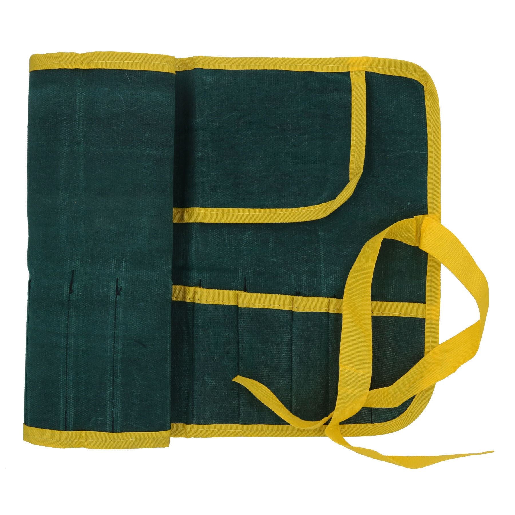 16 Taschen Canvas Werkzeugaufbewahrung Rollenhalter Mattengürtel TE028