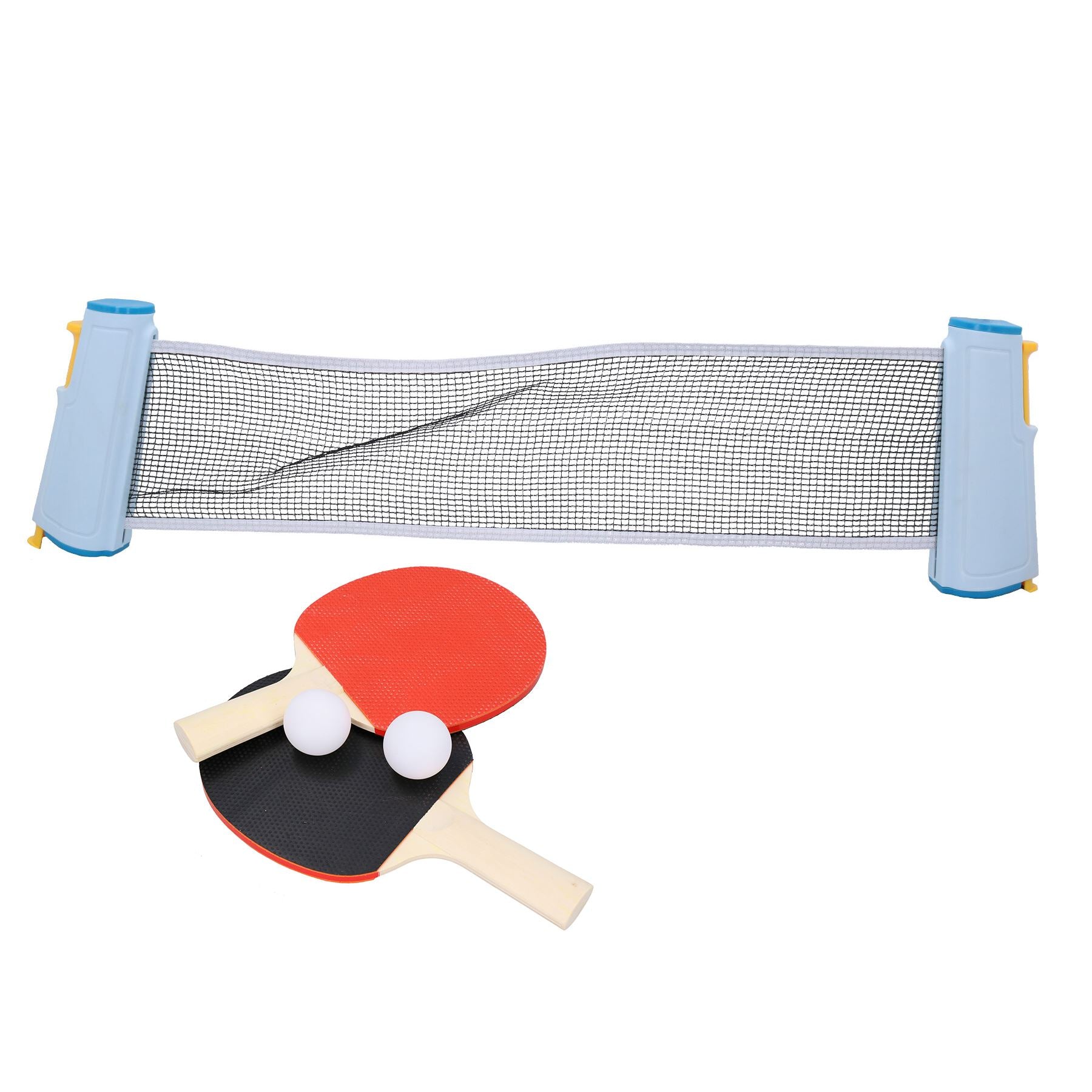 Ensemble de voyage portable d'intérieur de ping-pong de tennis de table instantané extensible jusqu'à 150 cm