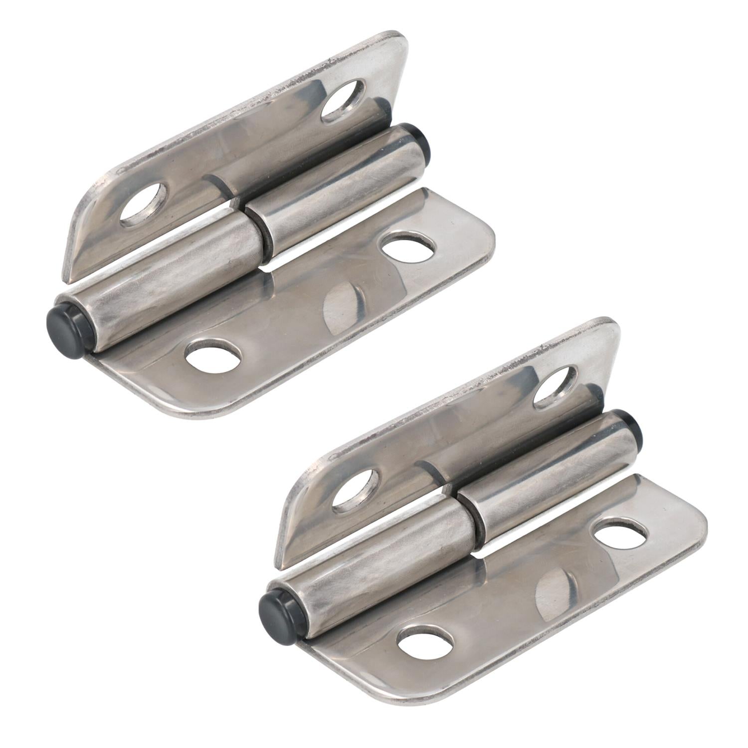 Charnière à battant relevable en acier inoxydable droite 76 x 100 mm pour trappe de porte robuste
