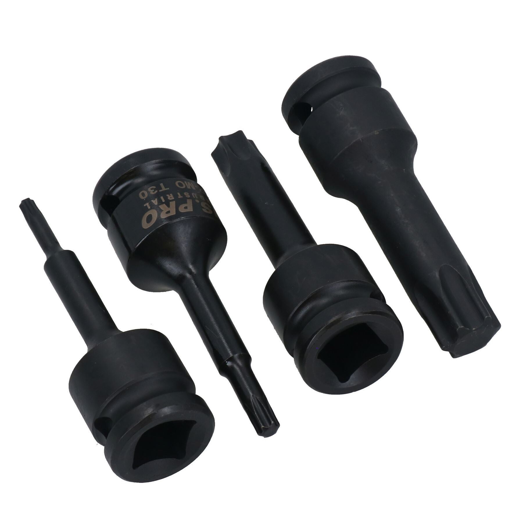 1/2"-Antrieb, tiefe Schlag-Torx-Stern-Steckschlüsseleinsätze, männlich, T20 – T70, 9-teiliger Satz