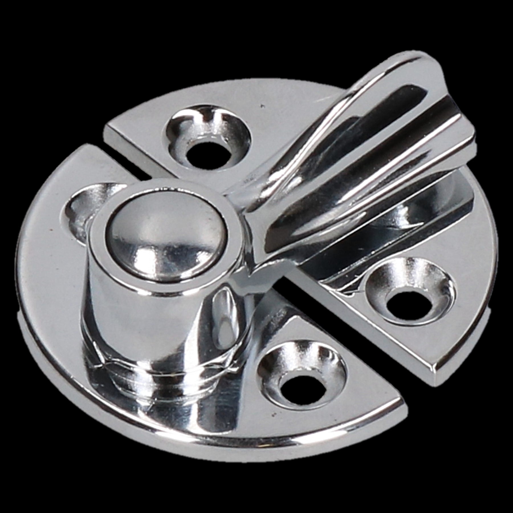 Gravelly Fastener Schwenkbarer Knebelverschluss, Schloss, Anhänger-Nummernschild-Clip, mittelgroß
