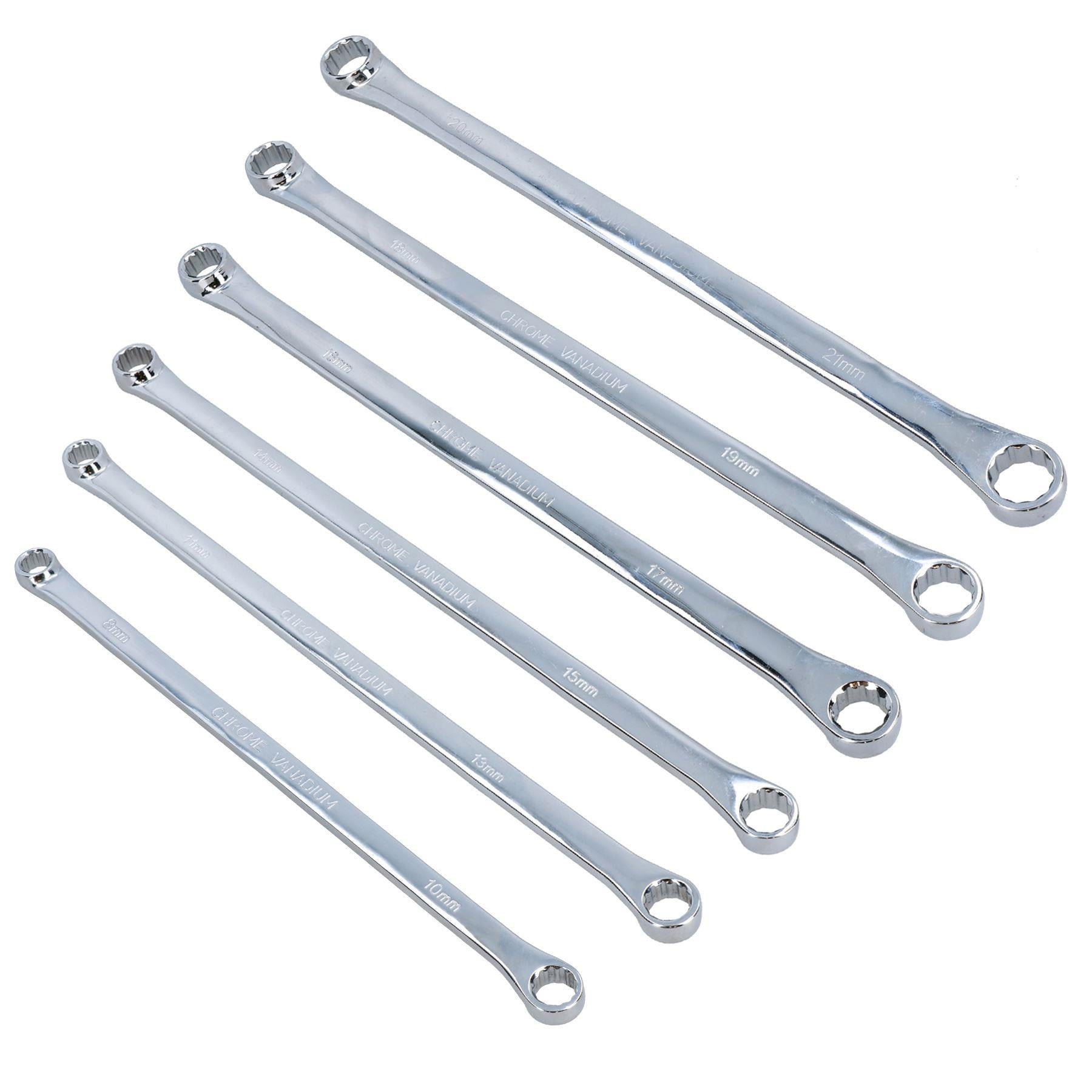 Clé à œil à double extrémité métrique pour aviation 12 pans 8 mm – 21 mm