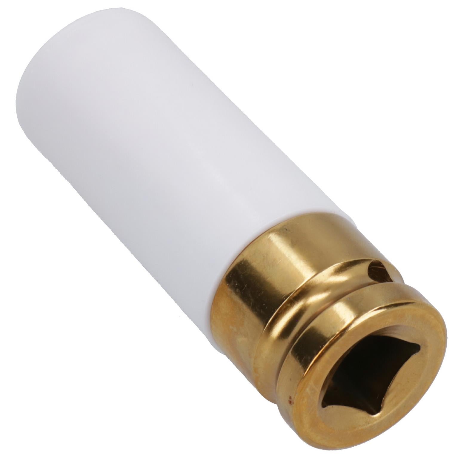 1/2 Zoll Antrieb, tiefe metrische MM-Steckschlüssel für Leichtmetall-Radmuttern, 17 mm, 19 mm, 21 mm