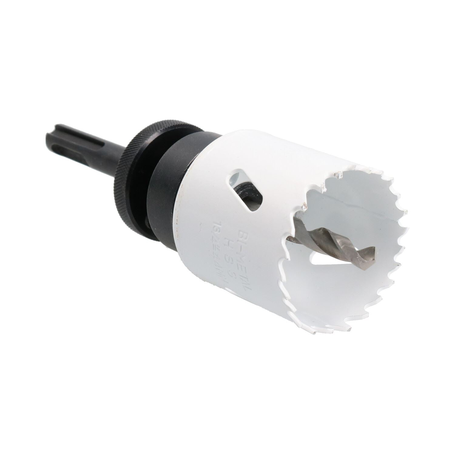 SDS-Plus-Dorndornaufsatz, komplett mit HSS-Lochsäge, 32 mm – 152 mm