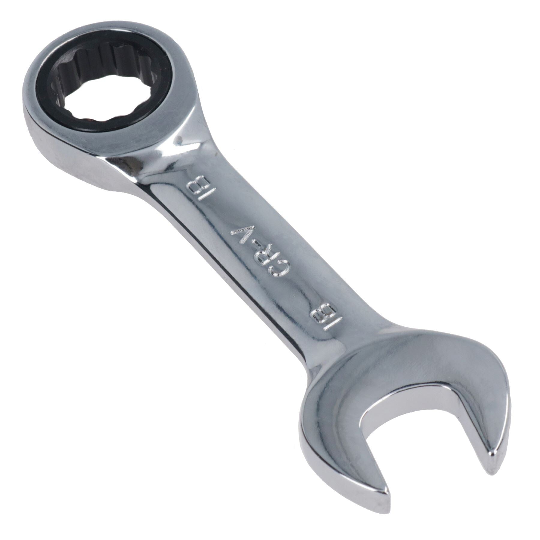 Clé mixte à cliquet courte métrique MM 72 dents 8 mm – 19 mm