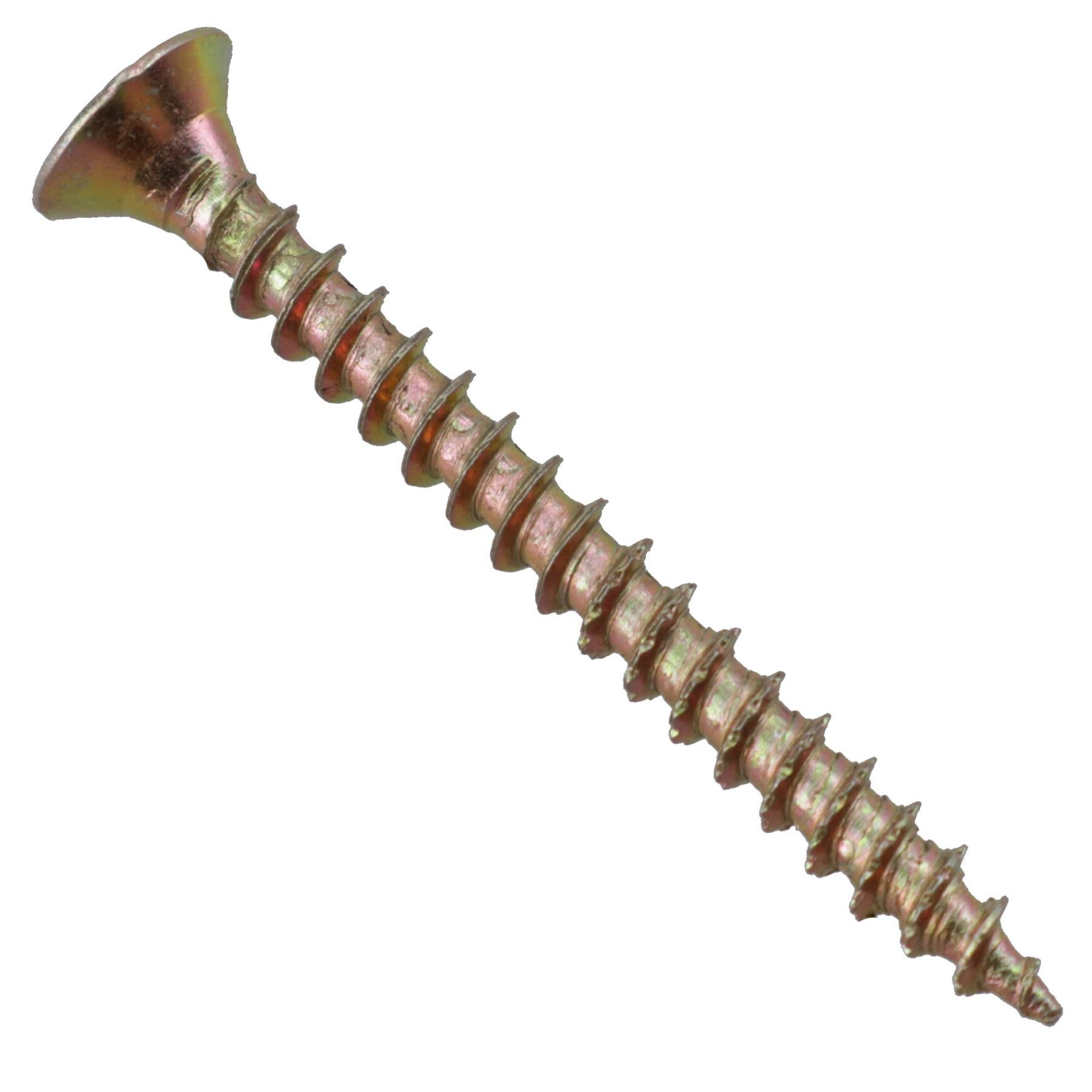 Senkkopf-Holzschrauben 4,0 x 40 mm, gezackter Rand verhindert Splittern, PZ2