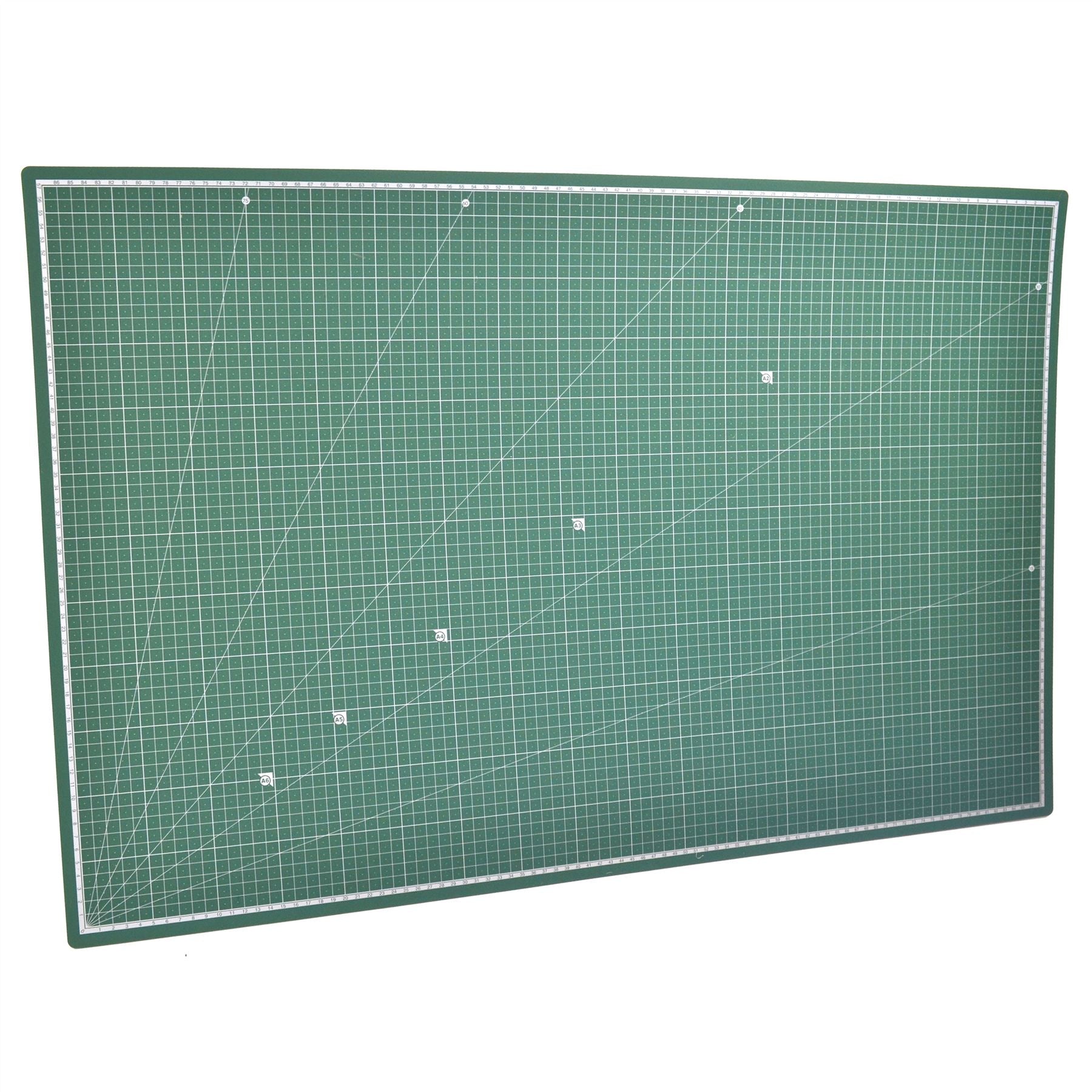 Heilmatten-Multipack A1, A2, A3 und A4, rutschfestes, bedrucktes Gitterlinienmesser, Bastelbrett-Set