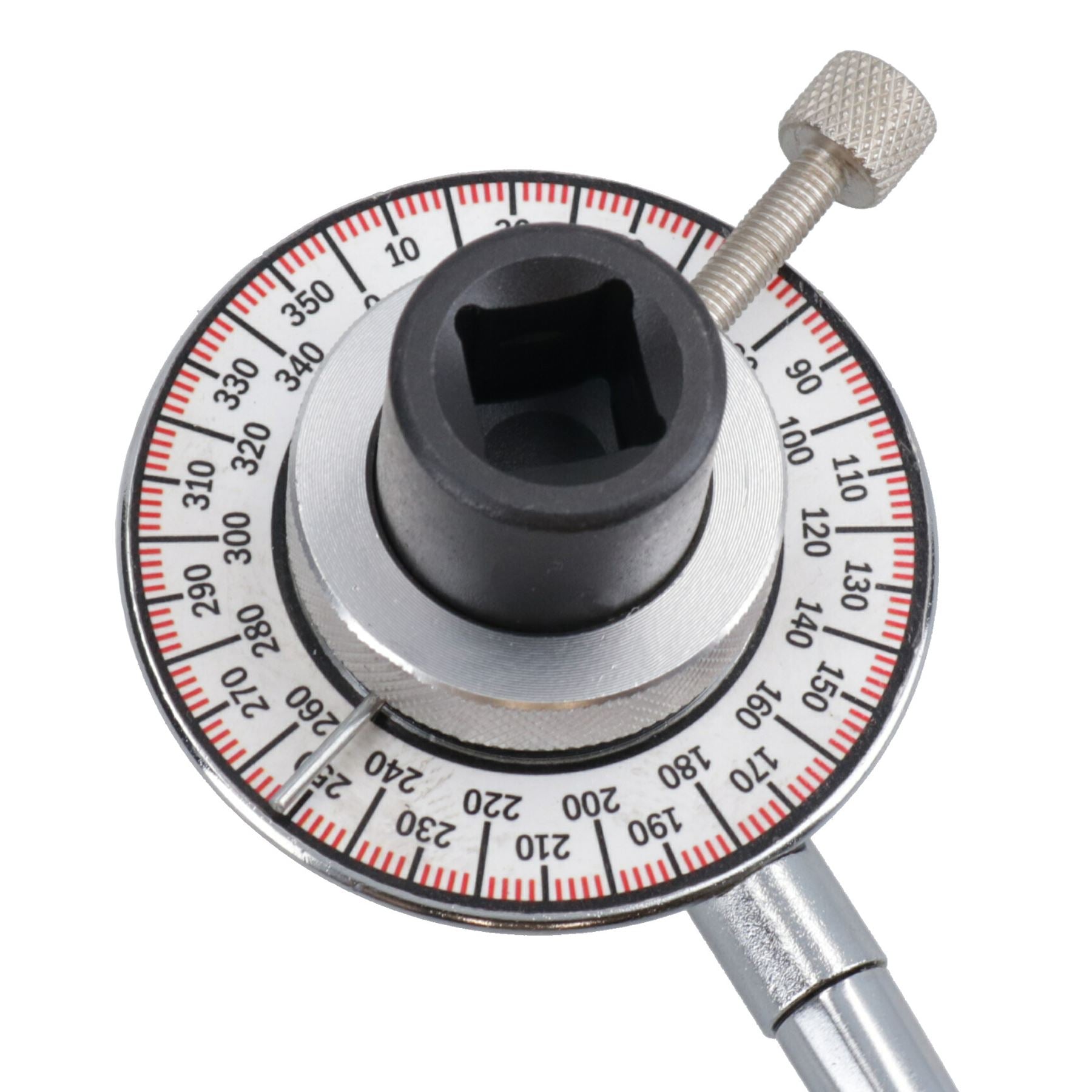 1/2in Drive Torque Setting Angular Gauge with Magnetic Flexible Arm for Fasteners