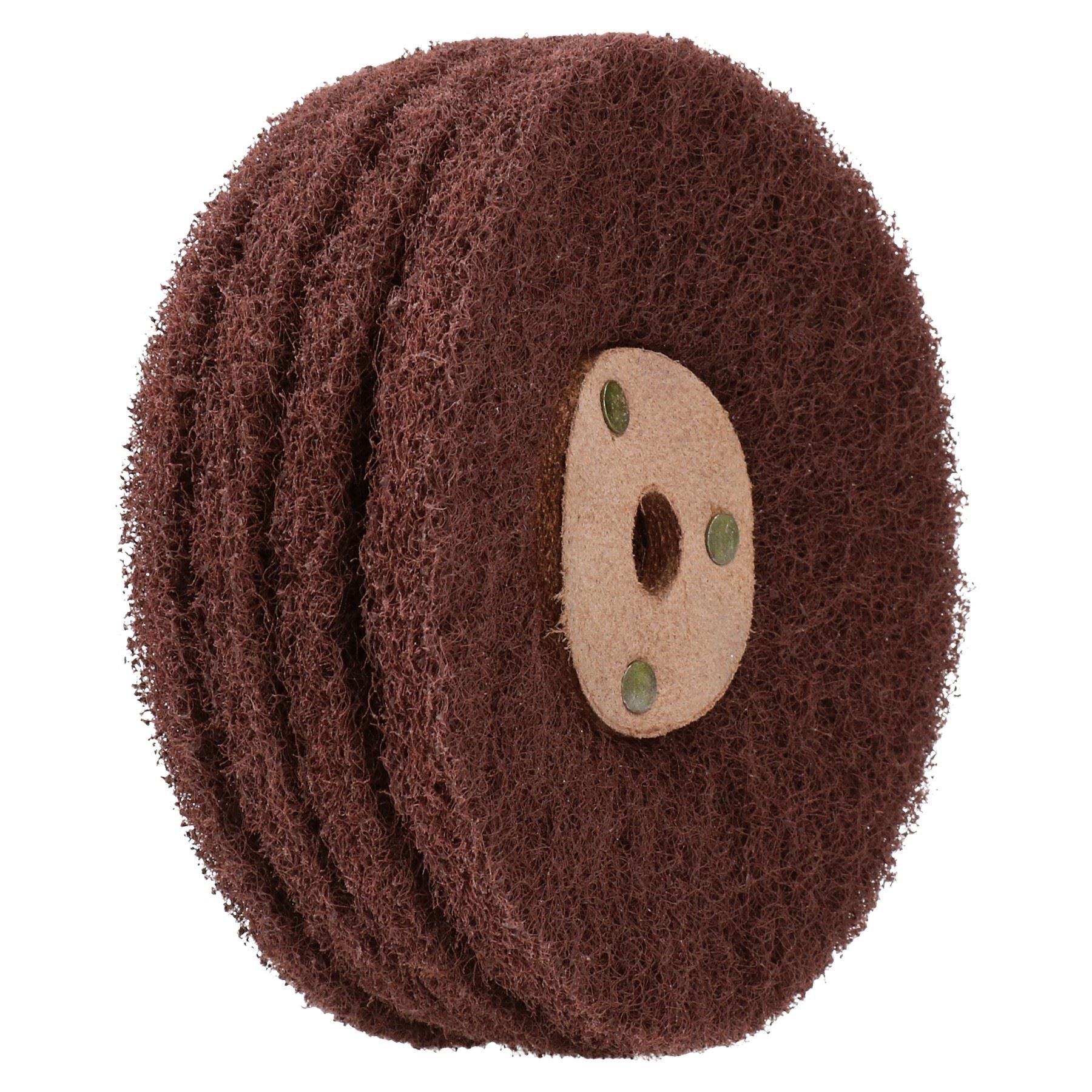 Grob, mittel, fein, Schleifmittel, Scotch Mop, Rost- und Farblöser, 4" x 4 Reihen
