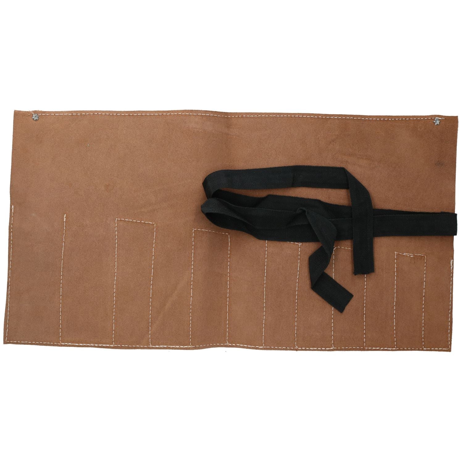 12 Taschen Leder Werkzeugtasche Rollenhalter Taschenhülle TE027