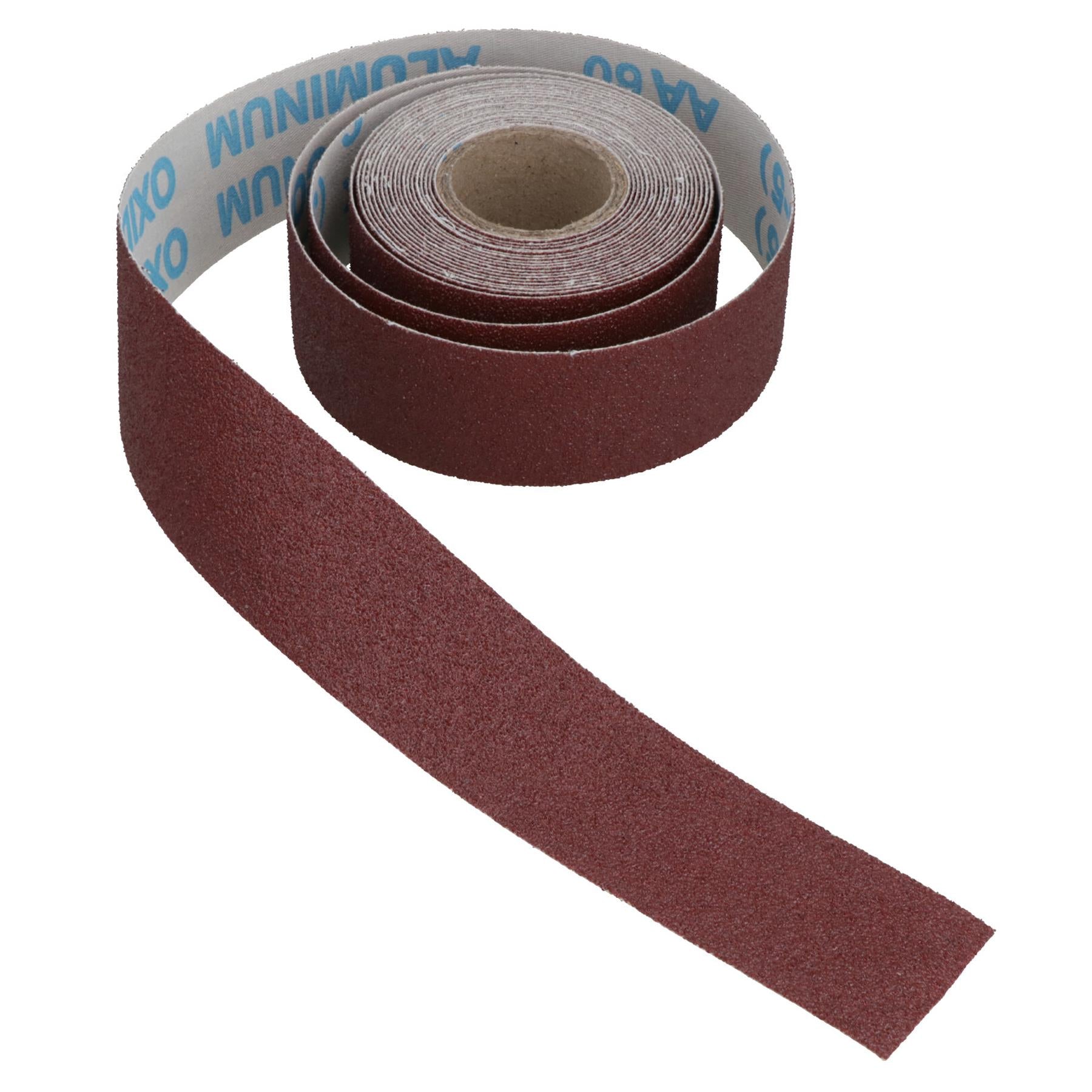 Emery Cloth Roll Abrasive Sanding Sheet 60 - 320 Grit Aluminium Oxide 38mm Wide