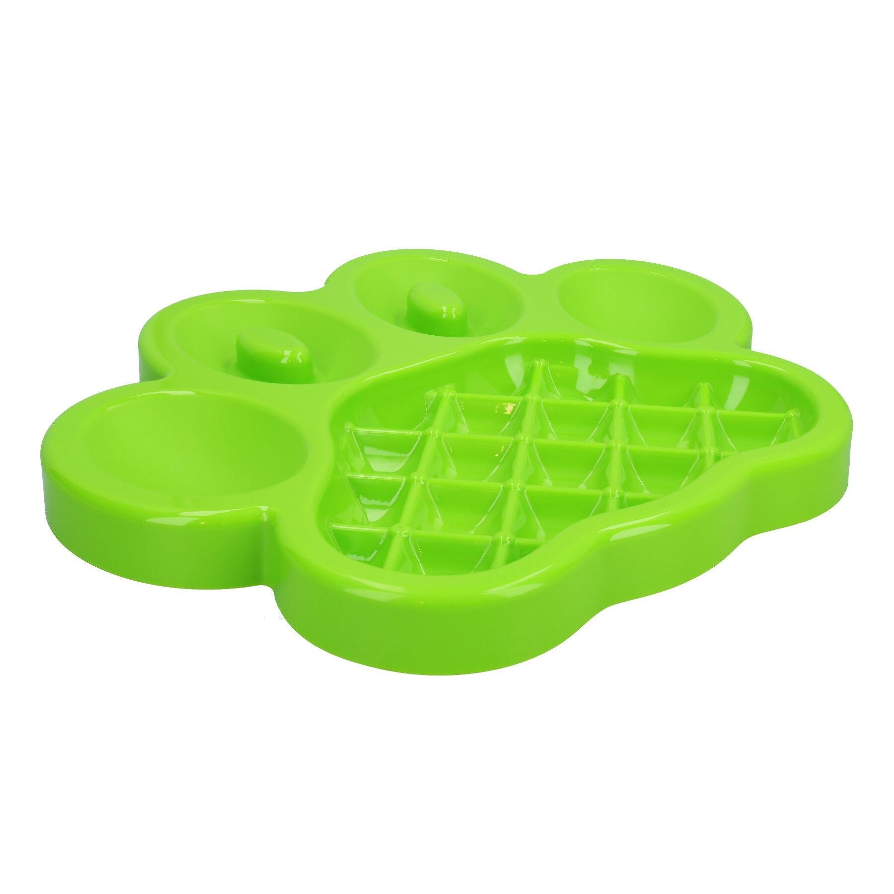 2PK Green Interactive Dog Slow Feeder Dog Food Accessories Control Fast Eating