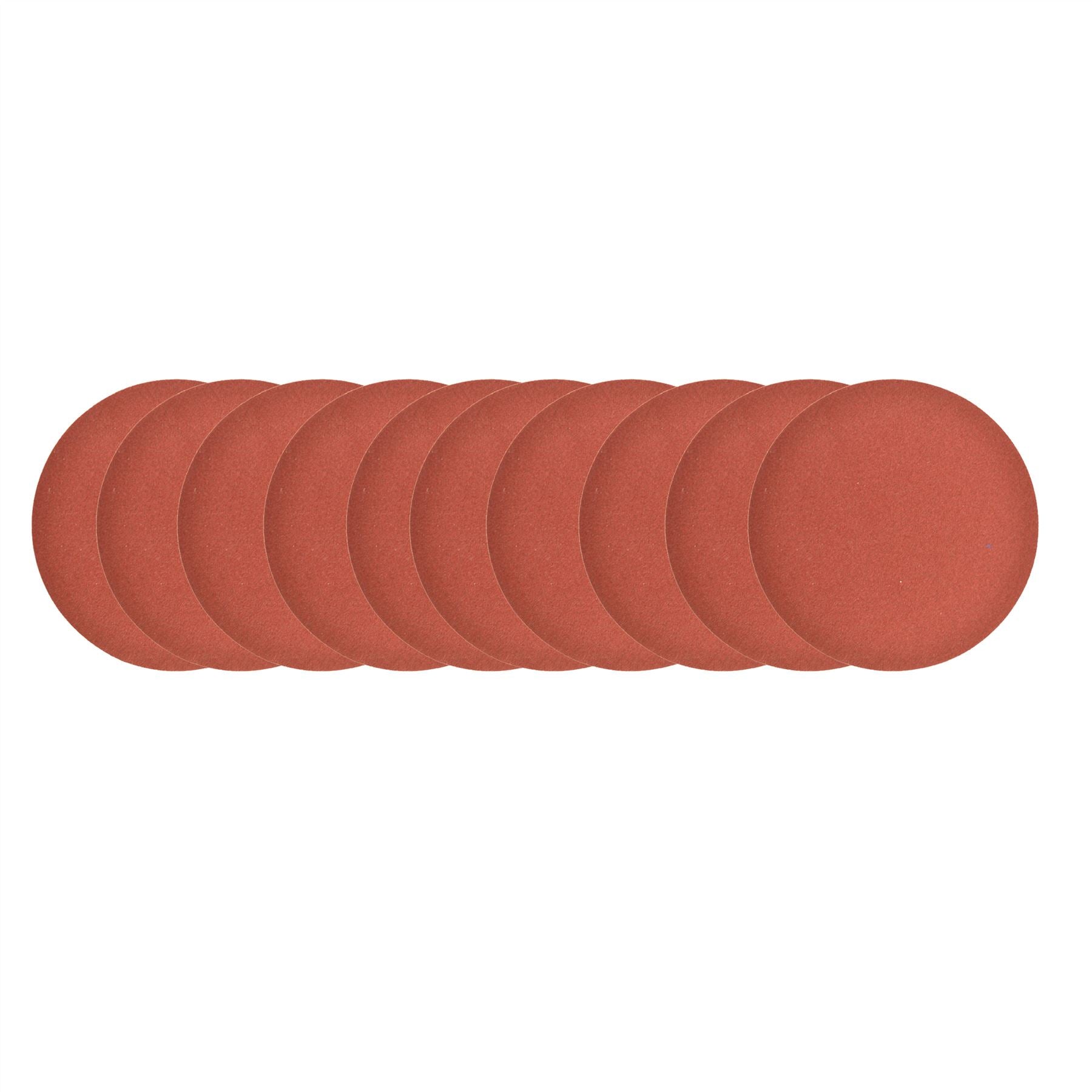 Klett-Schleifscheiben für Exzenterschleifer, 10 Stück, 180 mm, P120, SIL349