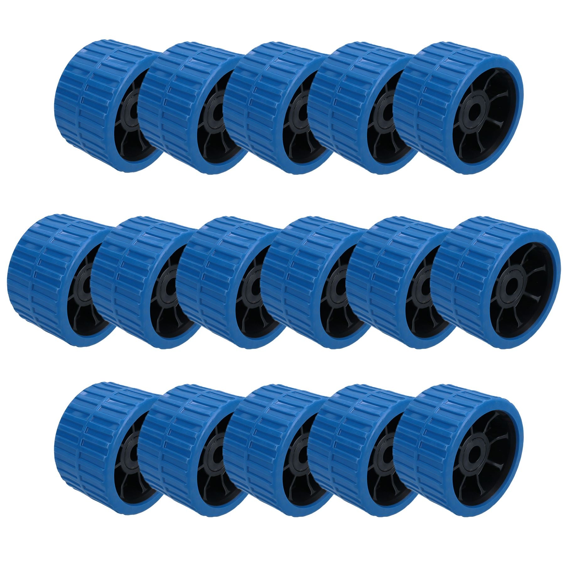 Boat / Jetski / Dinghy Trailer Ribbed Rollers NON MARKING 15mm Bore