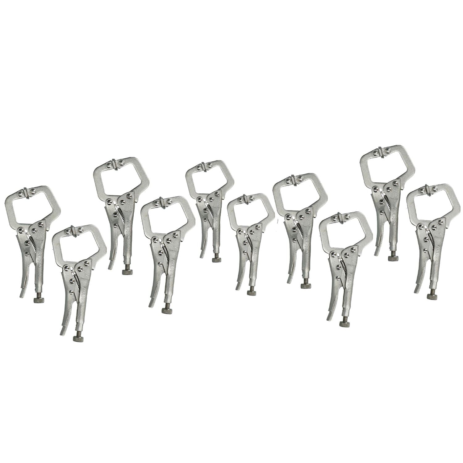 Pinces à sertir en C réglables et verrouillables de 5"/125 mm pour soudage