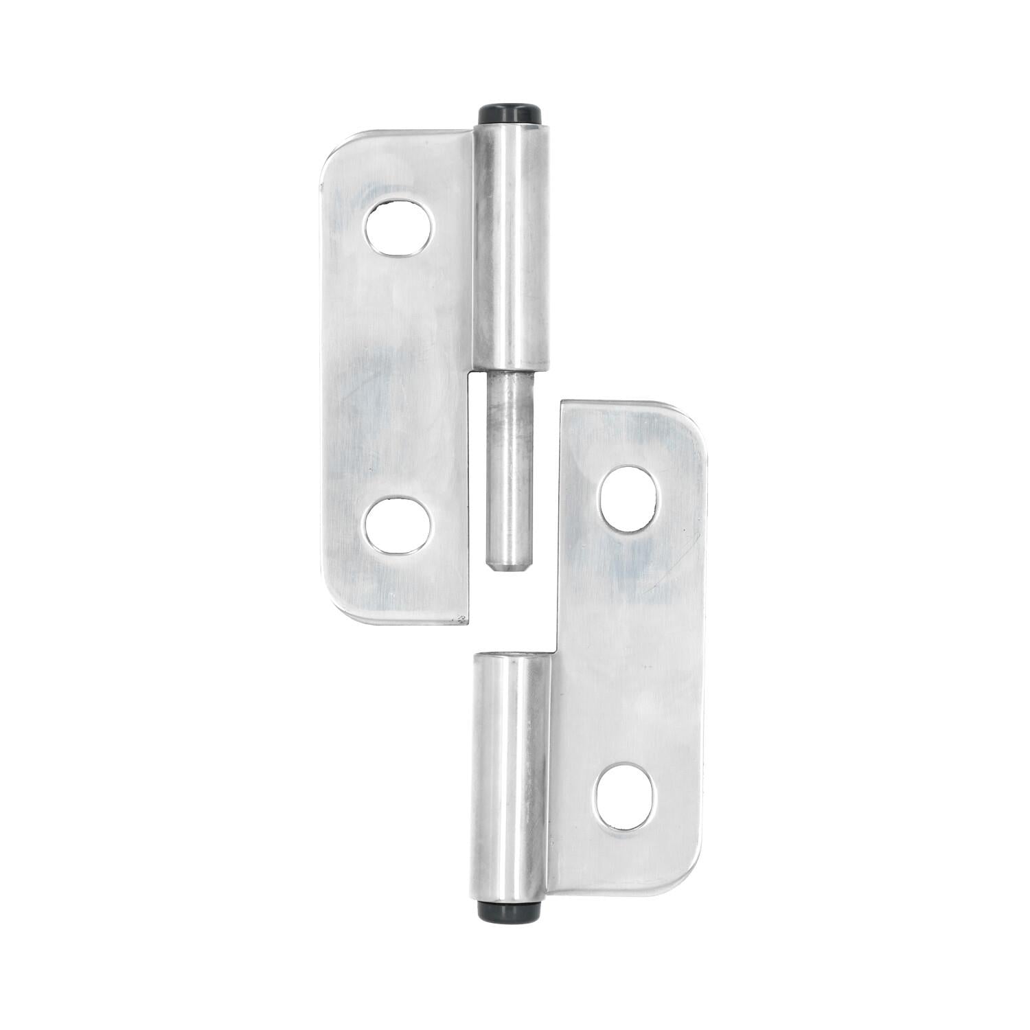 Charnière à battant relevable en acier inoxydable droite 76 x 100 mm pour trappe de porte robuste