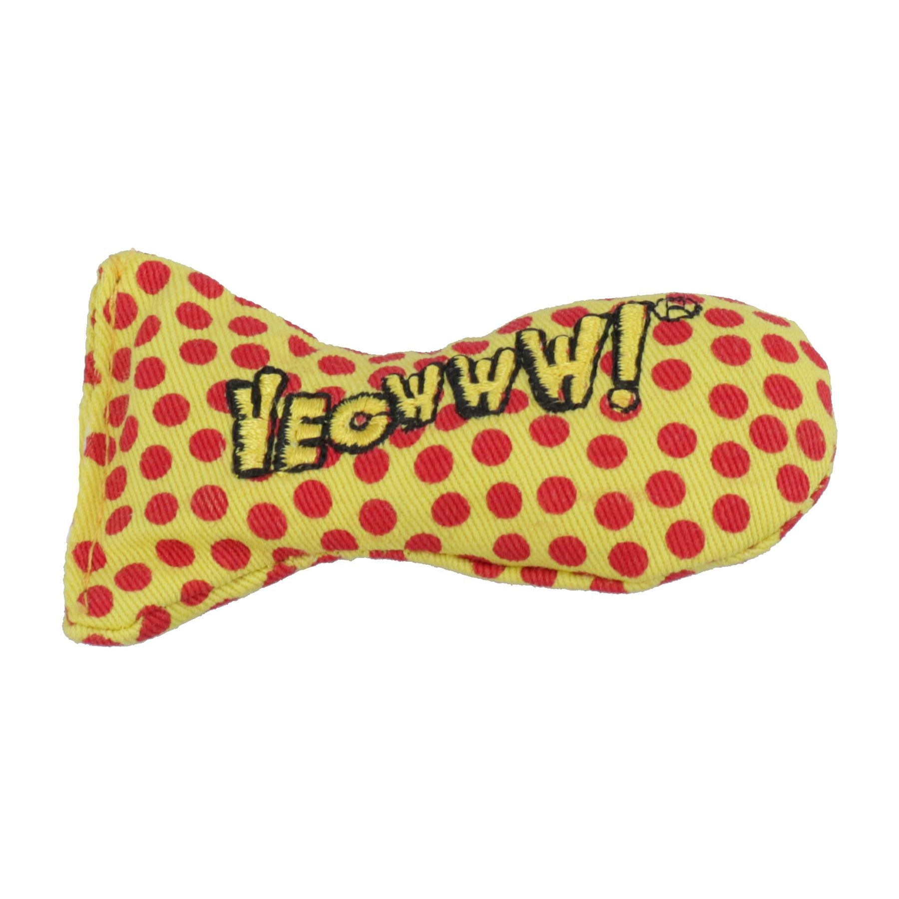 1 Yeow Interaktives kleines Katzenkätzchen Stinkie Dot Fisch mit Katzenminze Spielzeug Spielkatze Geschenk