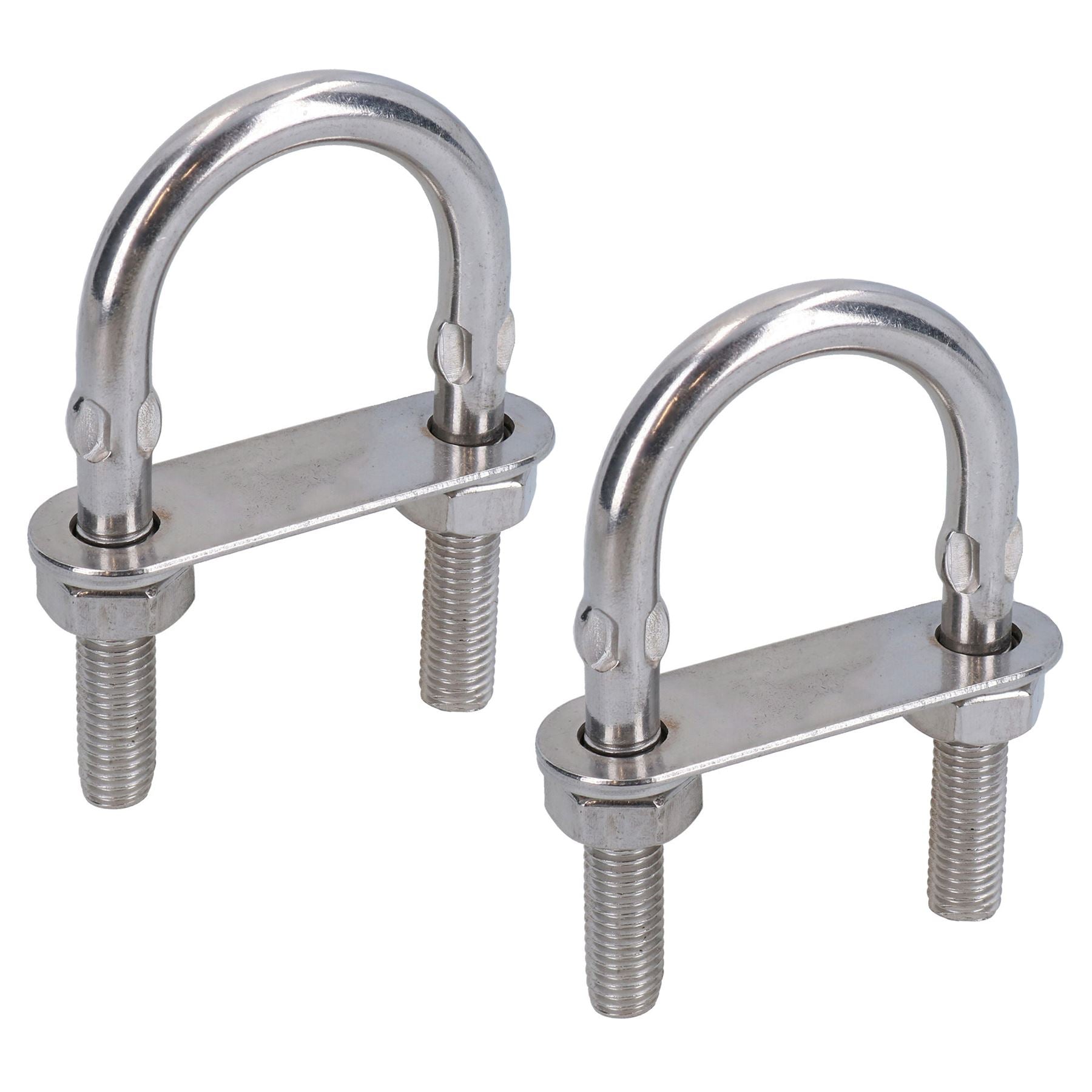 Boulons en U / Boulons en N M10 40 mm x 82 mm en acier inoxydable de qualité marine pour remorque de bateau