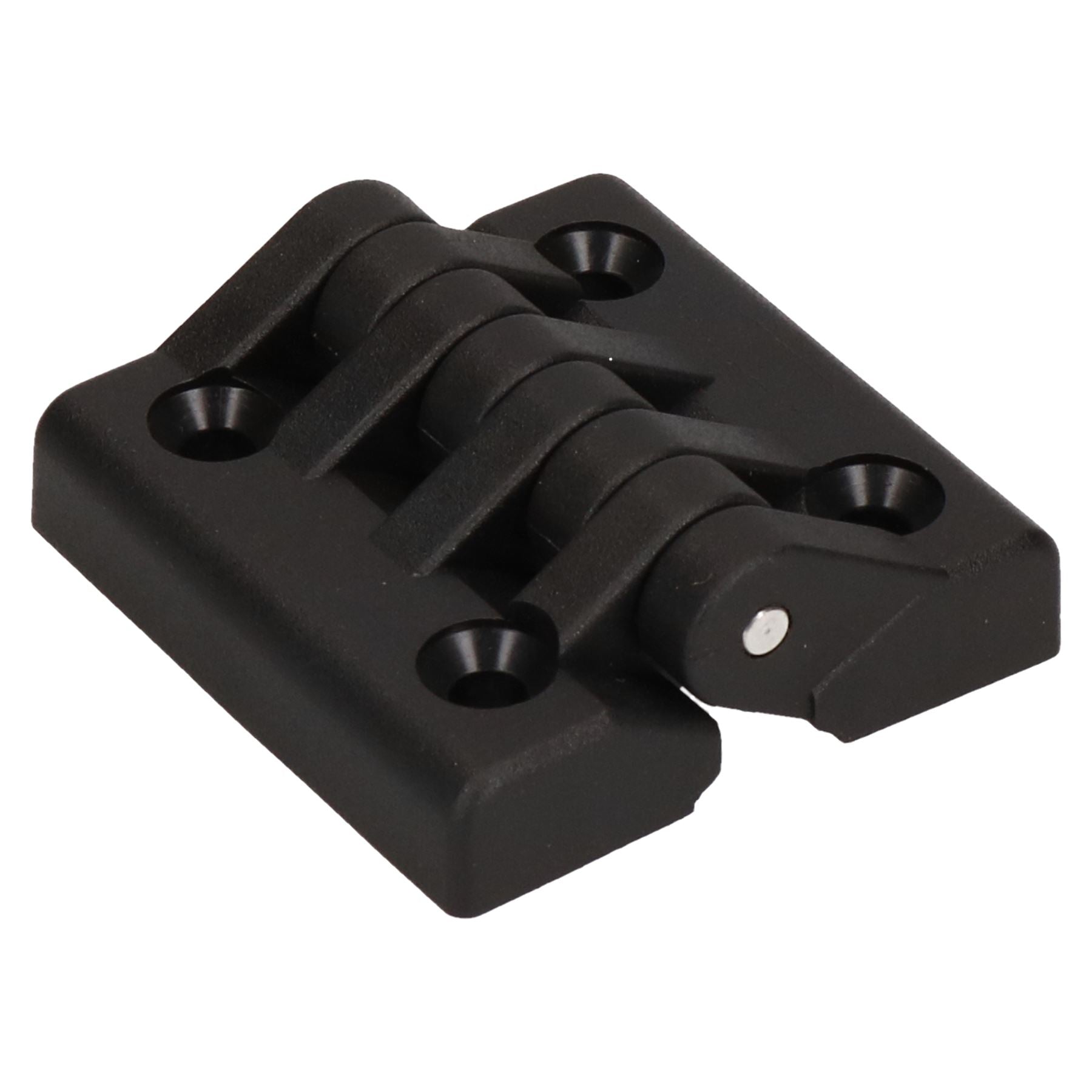 Charnière industrielle en plastique polyamide 64x65 mm pour porte de casier, fabrication italienne