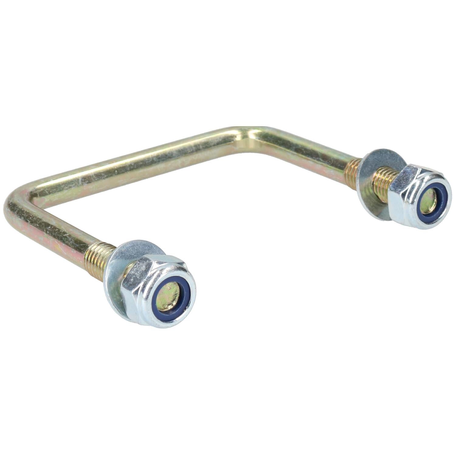 4er-Pack M10 80 mm x 75 mm U-Bolzen N-Bolzen für Anhänger mit Muttern HOCHZUG