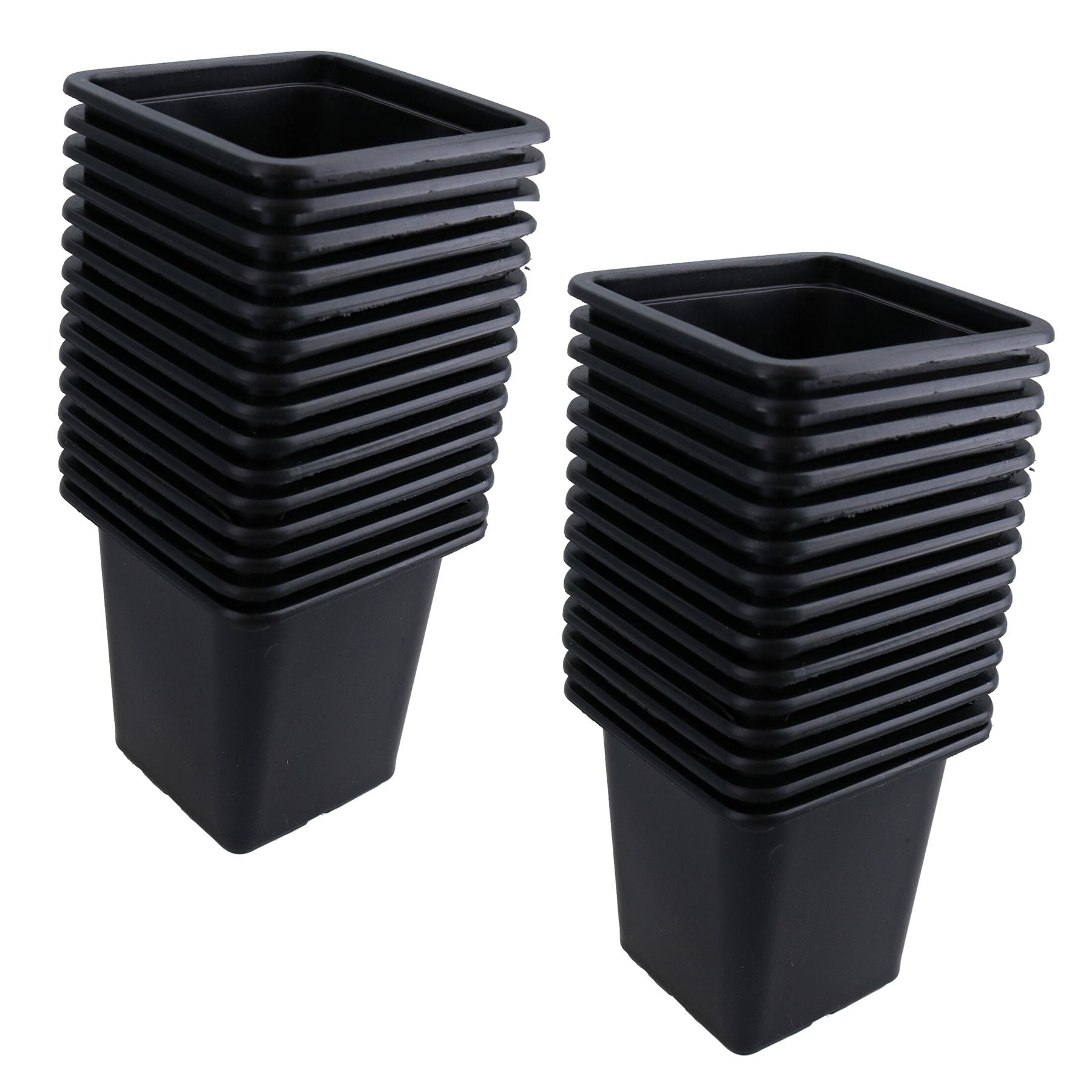 Mini pots de graines de fleurs en plastique pour plantes, pots de 7 cm, plateaux de jardin carrés, semis de graines