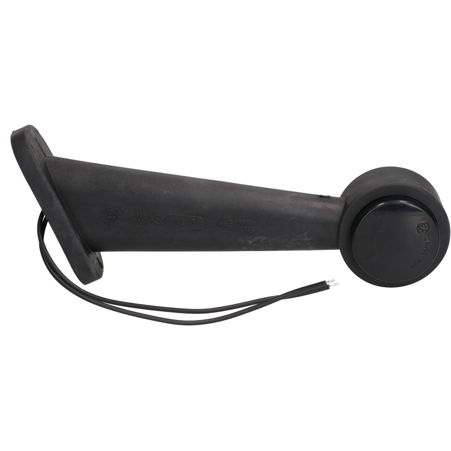 Feu de gabarit avant gauche à LED pour remorque, lampe blanche avec base en caoutchouc 12 V 24 V