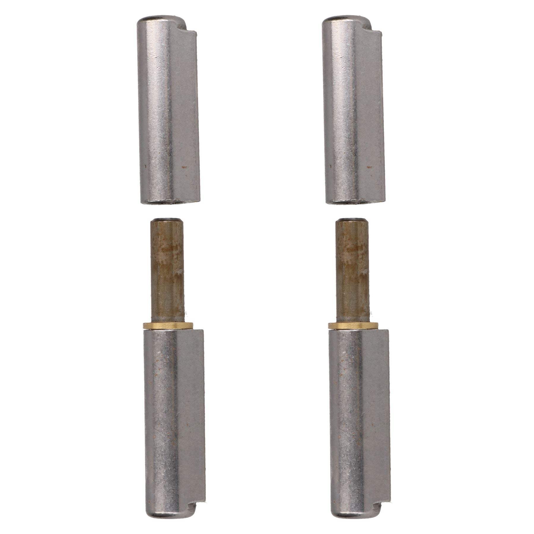 Charnière à balle relevable à souder sur douille en laiton 18 x 135 mm pour trappe de porte robuste