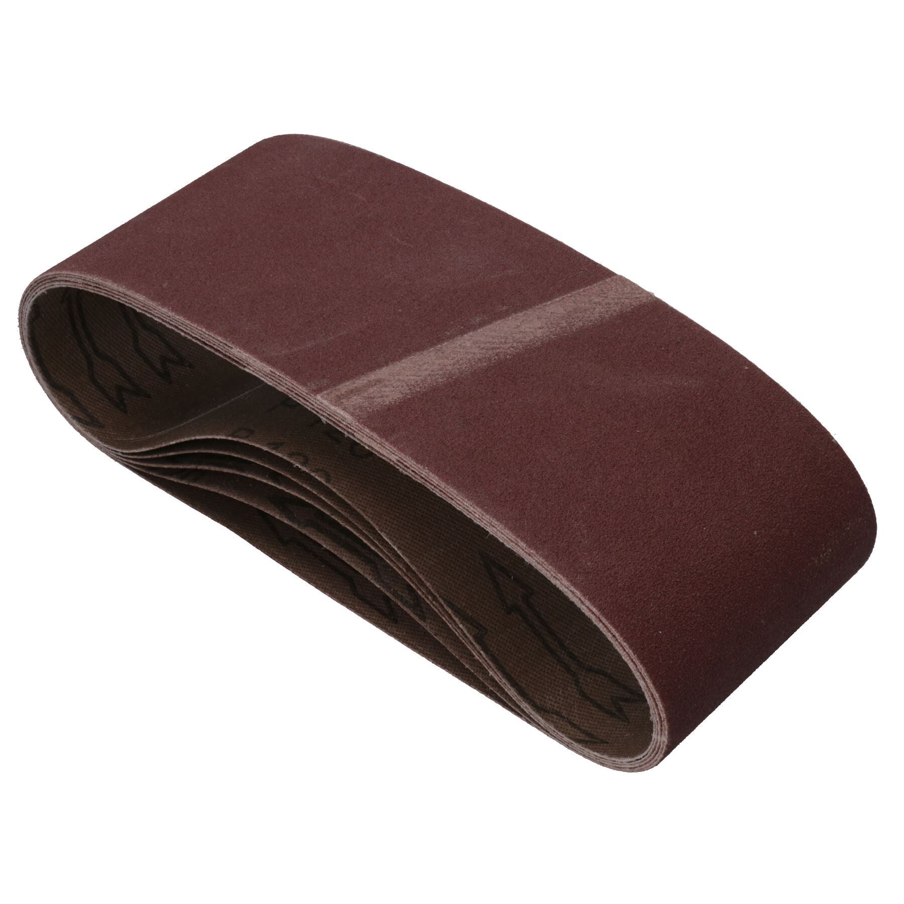 Disques abrasifs pour ponceuse à bande, grain mixte 40, 60, 80, 120, 75 mm x 457 mm