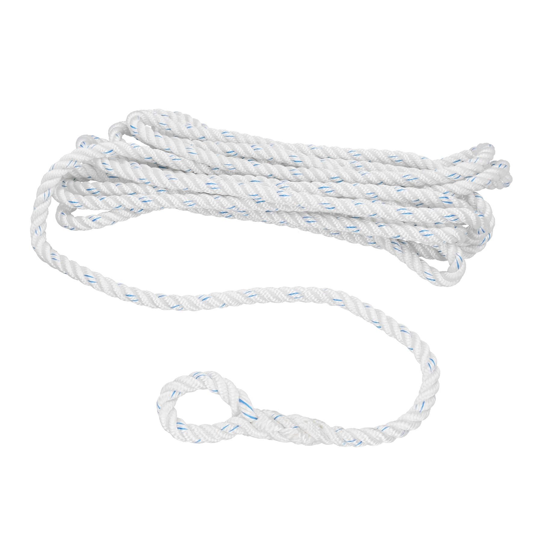 Corde d'amarrage en polyester épissée 10-16 mm 10 m