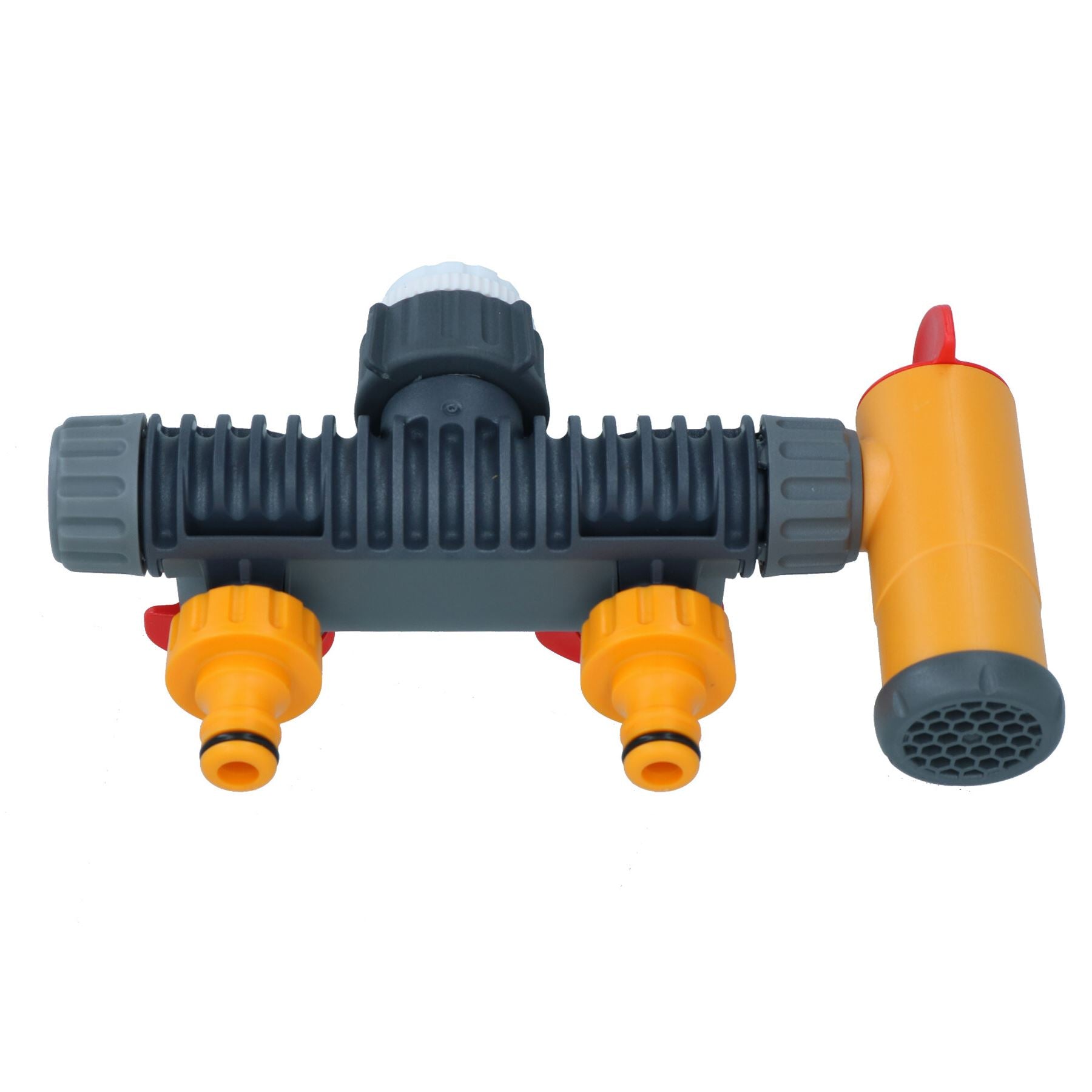 Hozelock 2-, 3- oder 4-Wege-Wasserhahn, Mehrfach-Schlauchverbinder, Bewässerung, Garten, Hof