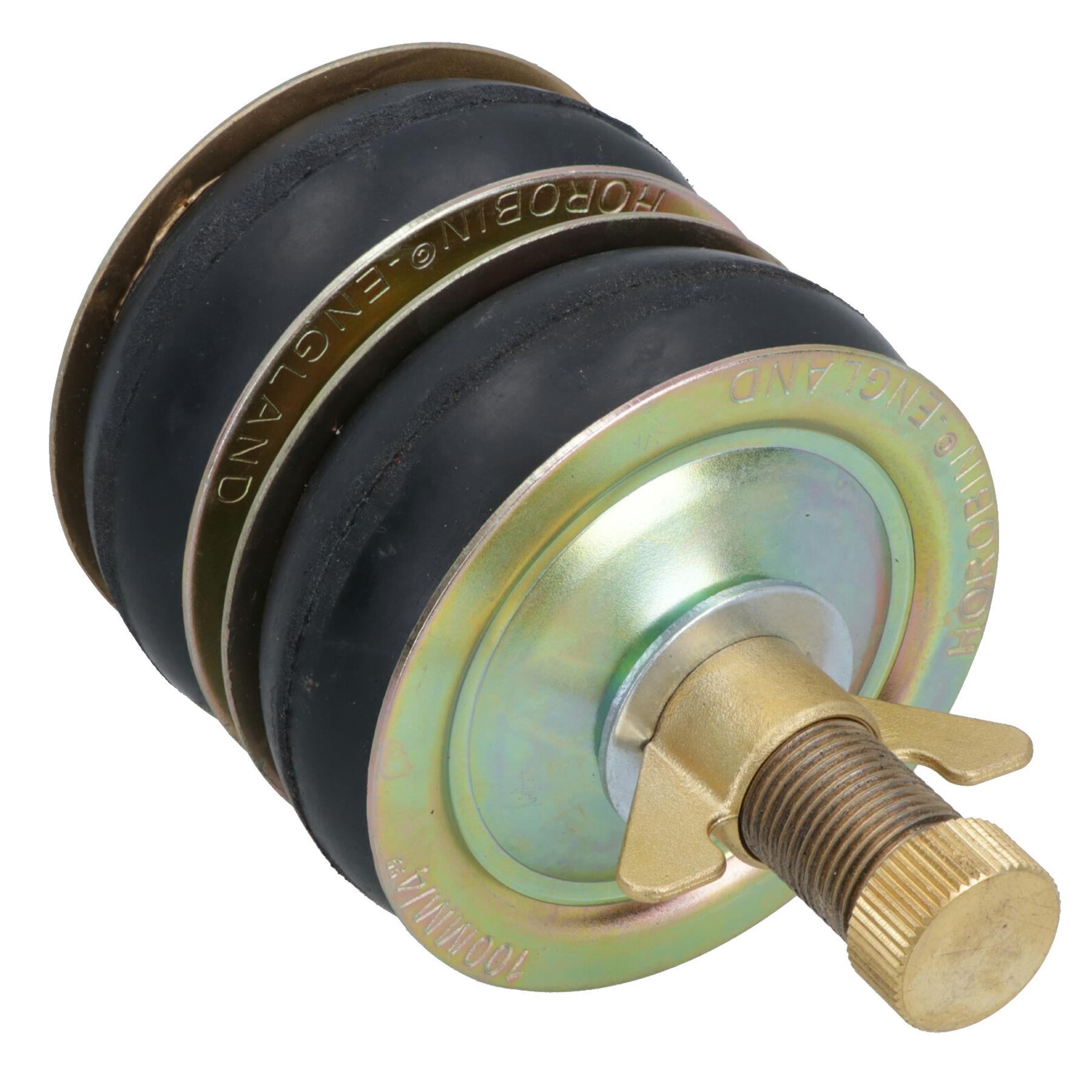 Double Steel Drain Test Pipe Bung Plug 1.5" - 6" (40-150mm) Plumbing Tube