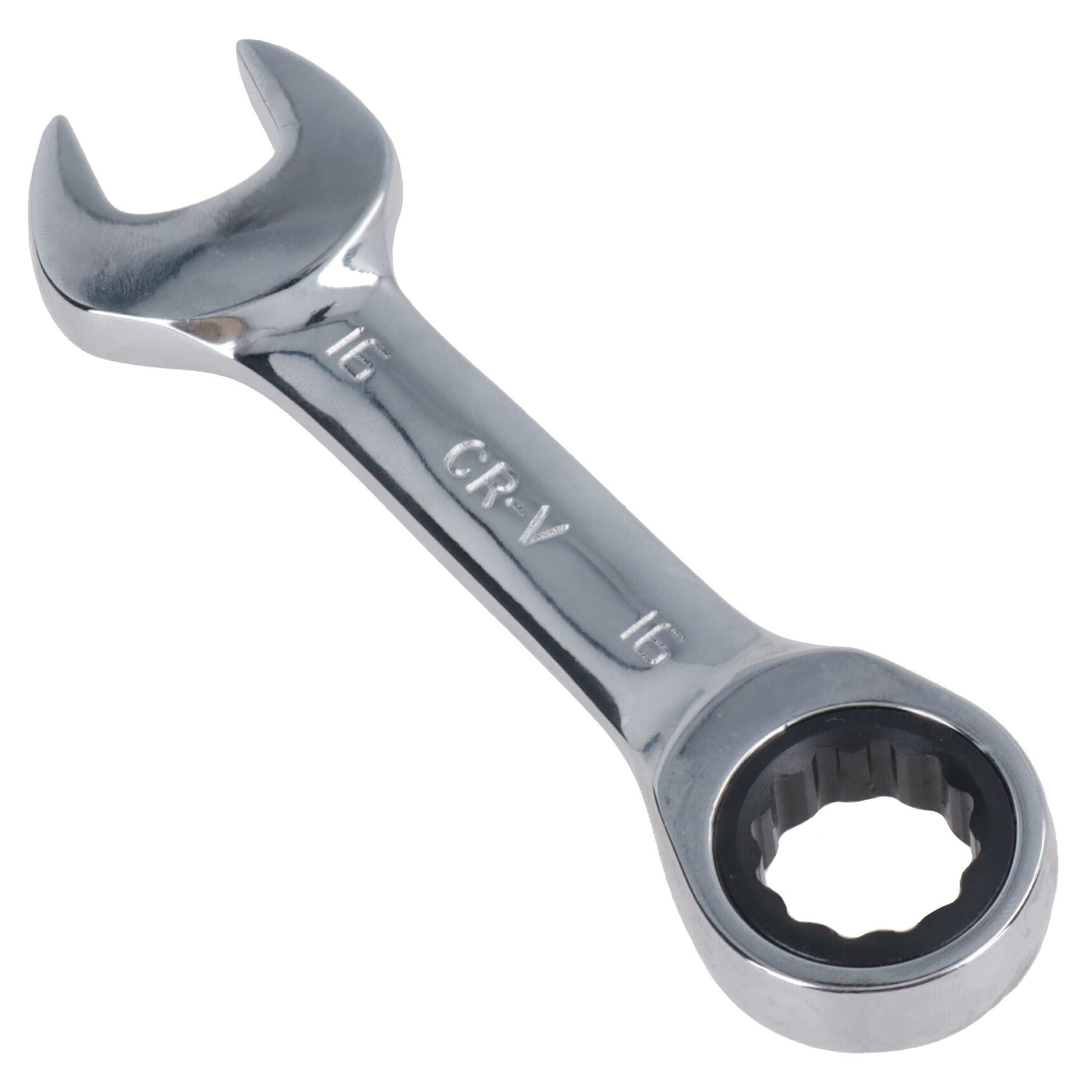 Clé mixte à cliquet courte métrique MM 72 dents 8 mm – 19 mm