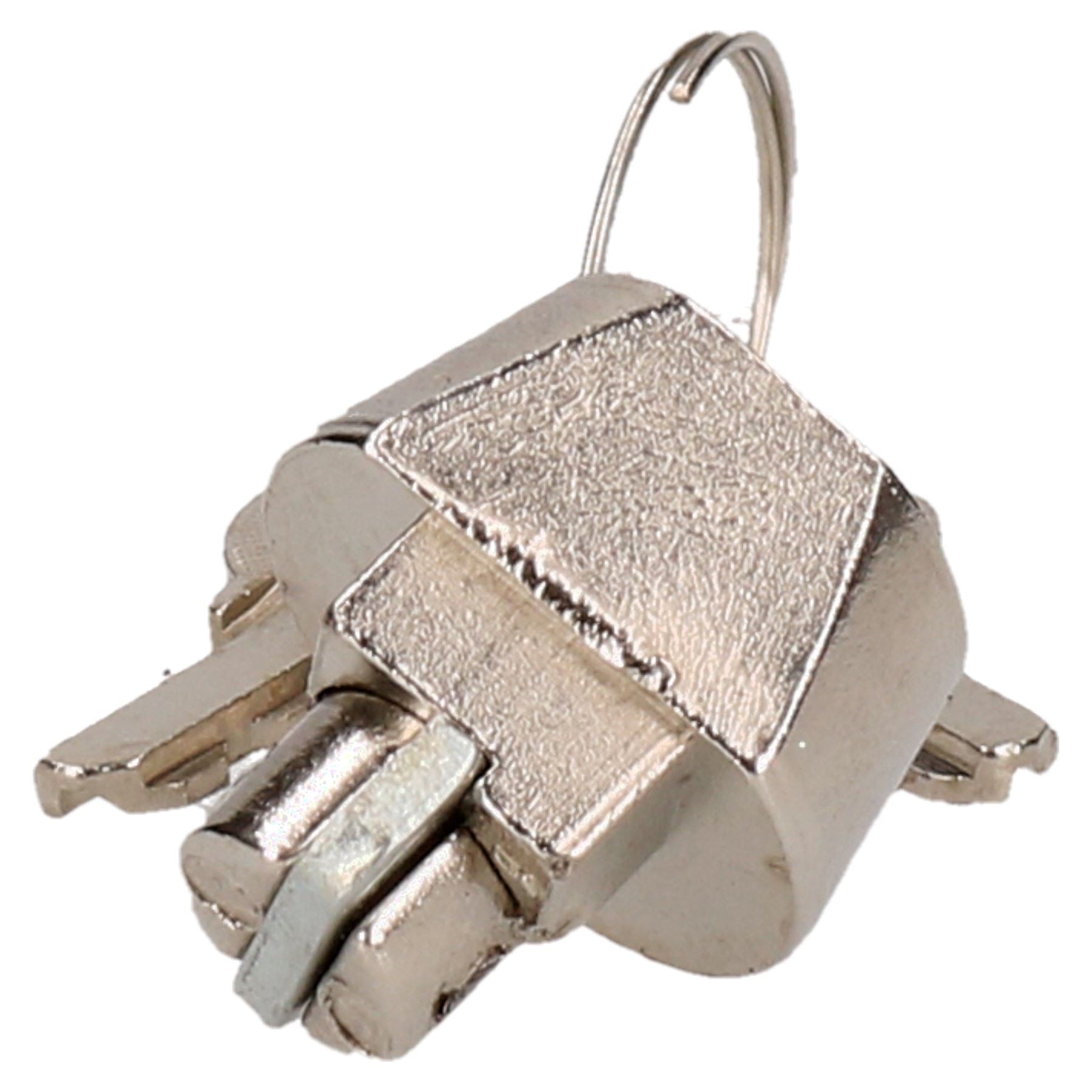 Serrure de sécurité pour attelage de remorque pour attelages moulés Knott avec 2 clés
