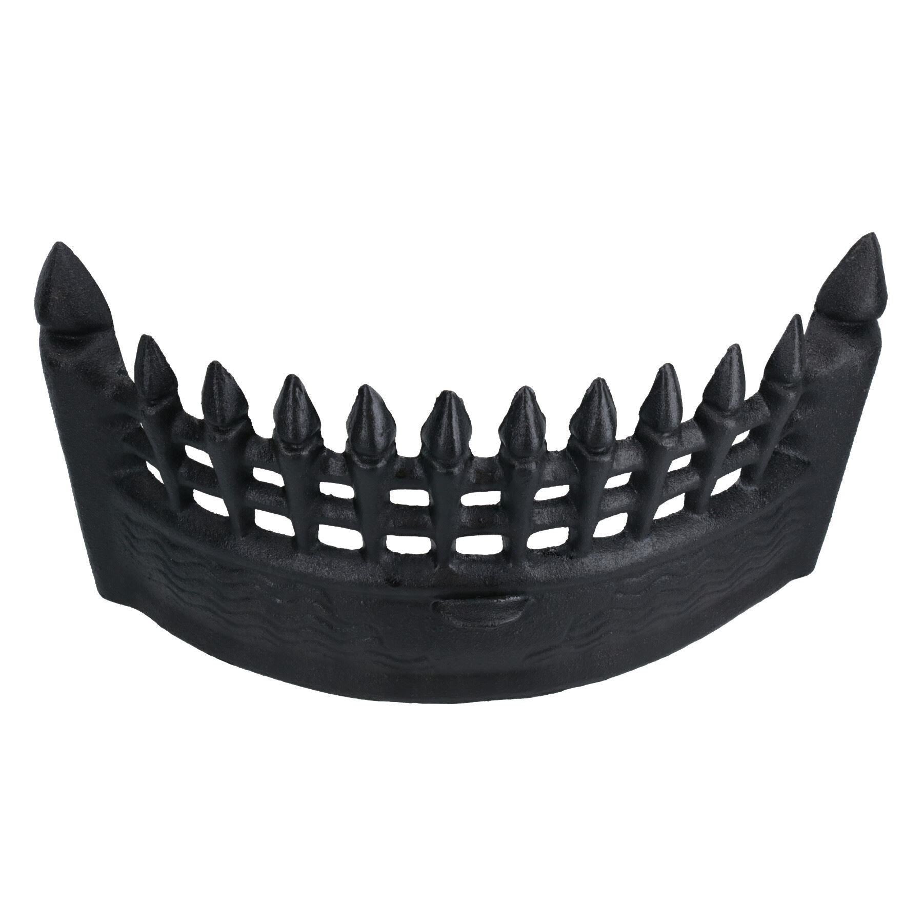 17" Feuerrost vorne Kamin Gusseisen Log Kohle Saver offener Korb Castle Metall